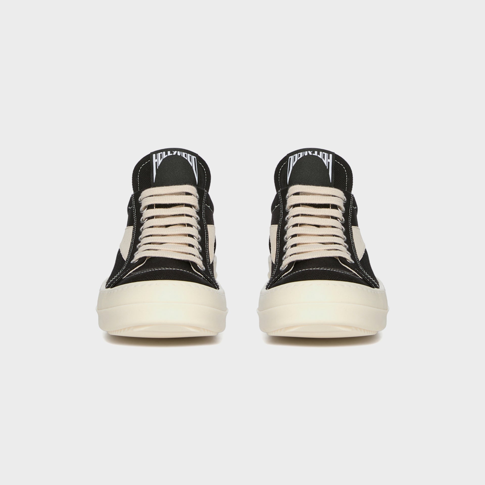Rick Owens Vintage Sneaks Scarpe - Denim Black / Milk