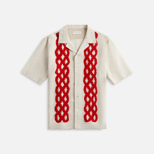 Dries Van Noten Carltone Embroidered Shirt - Ecru