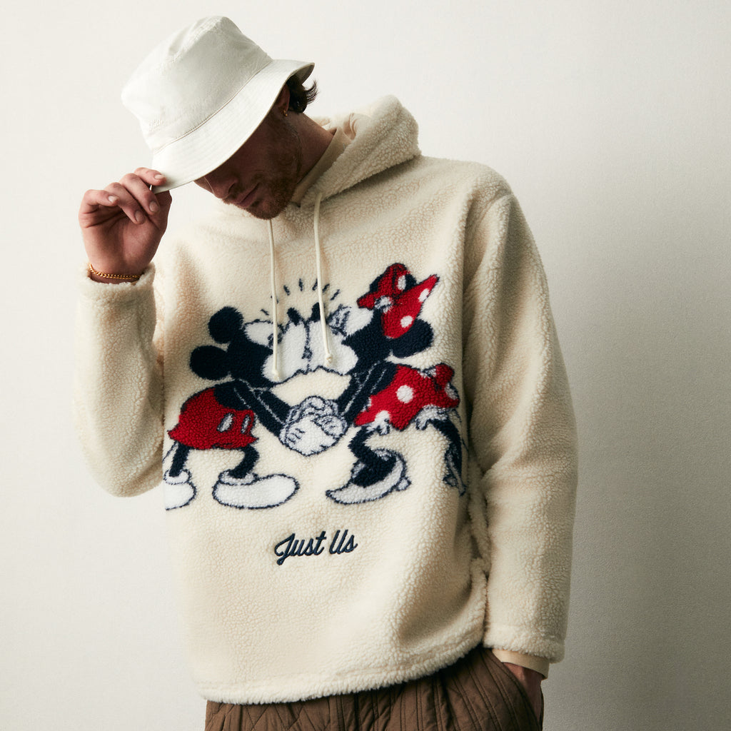 Disney | Kith for Mickey & Friends Sherpa Hoodie - Sandrift