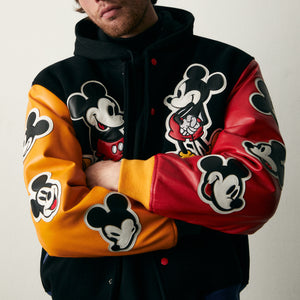 Disney | Kith for Mickey & Friends Wool Varsity Jacket - Black