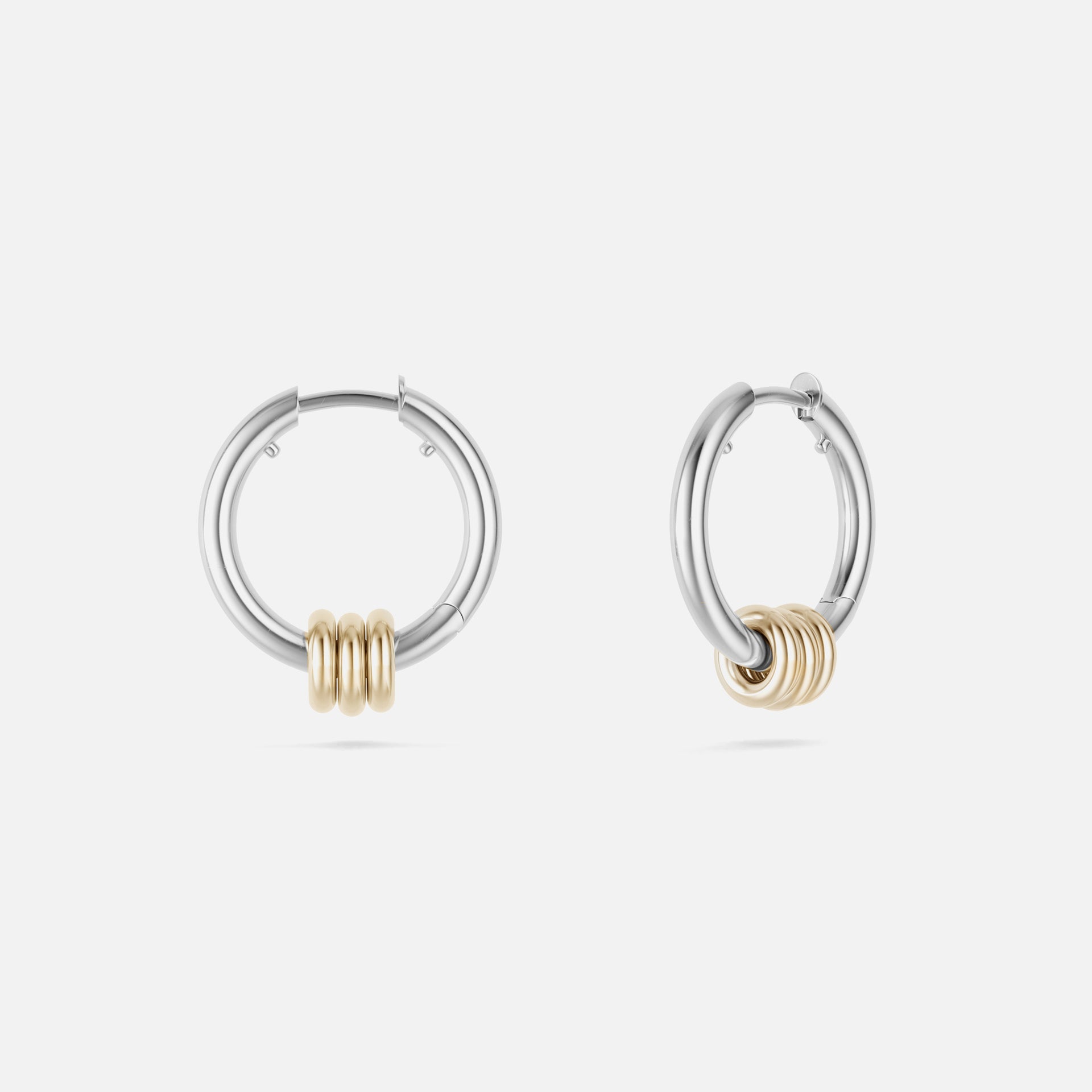 Spinelli Kilcollin Nevine Hoops - Silver / Gold