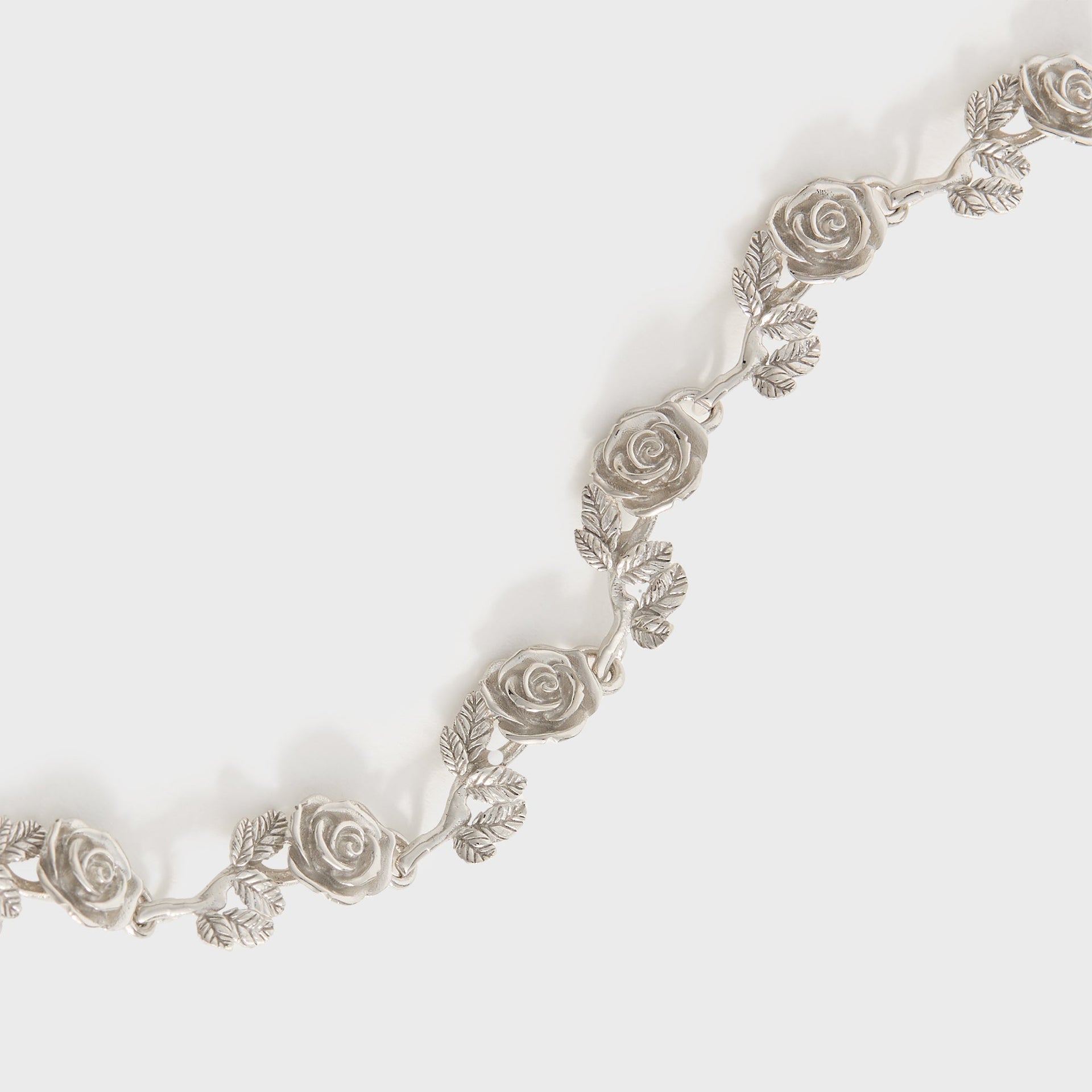 Emanuele Bicocchi Multi-Roses Necklace - Silver