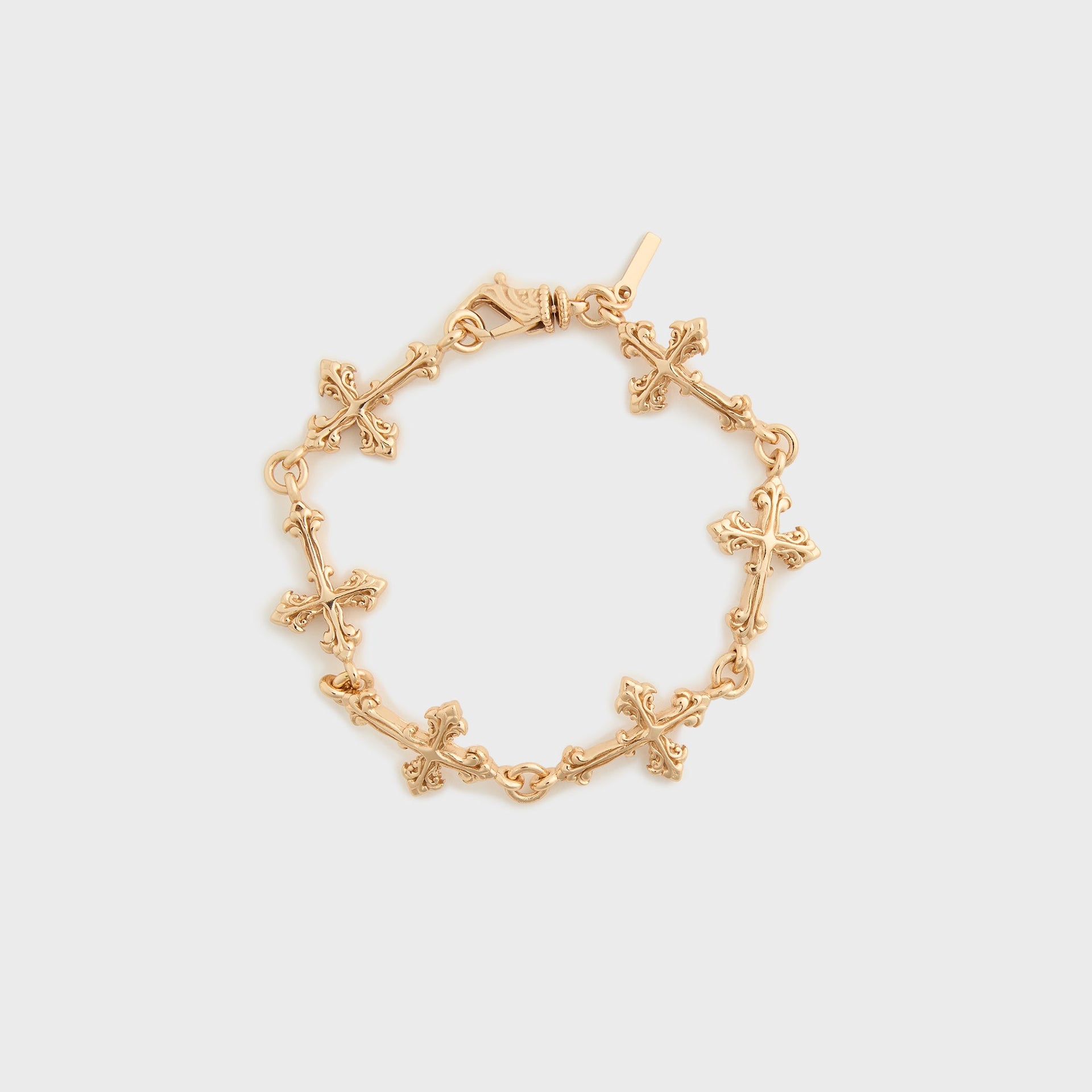 Emanuele Bicocchi Gold Large Multi-Cross Bracelet - Gold