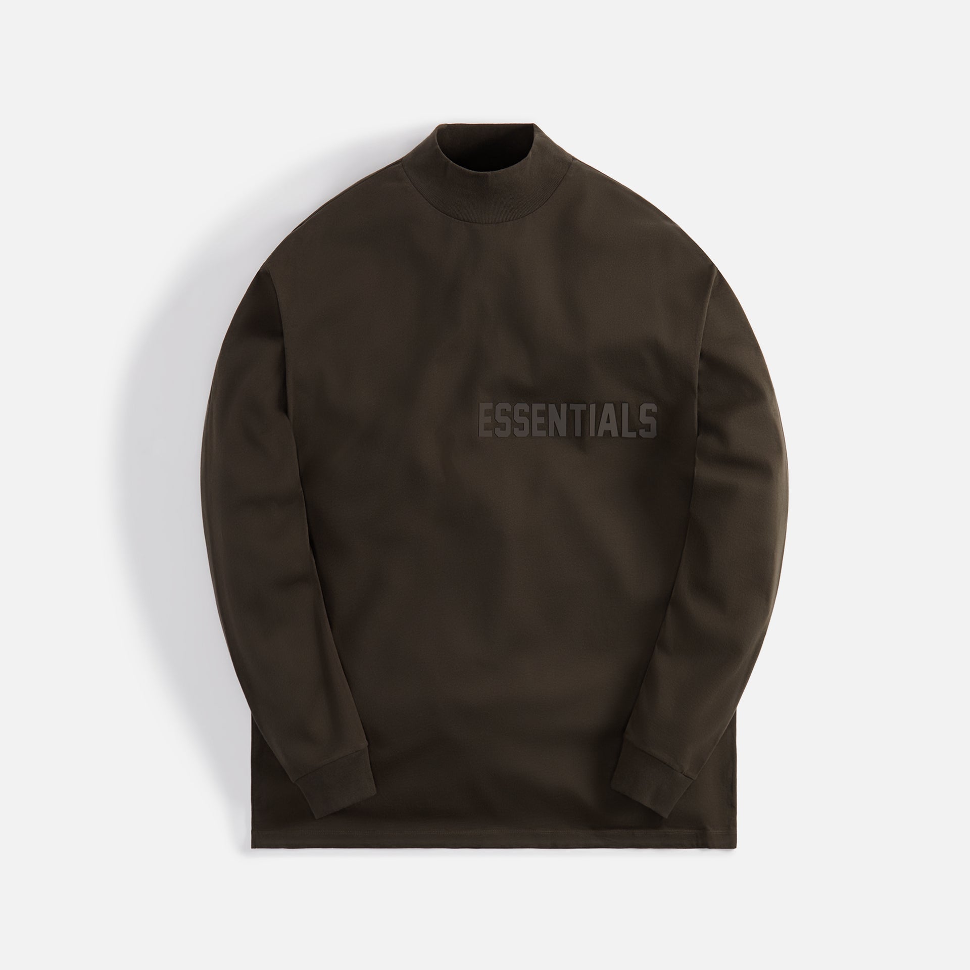 Essentials Long Sleeve Tee - Off-Black