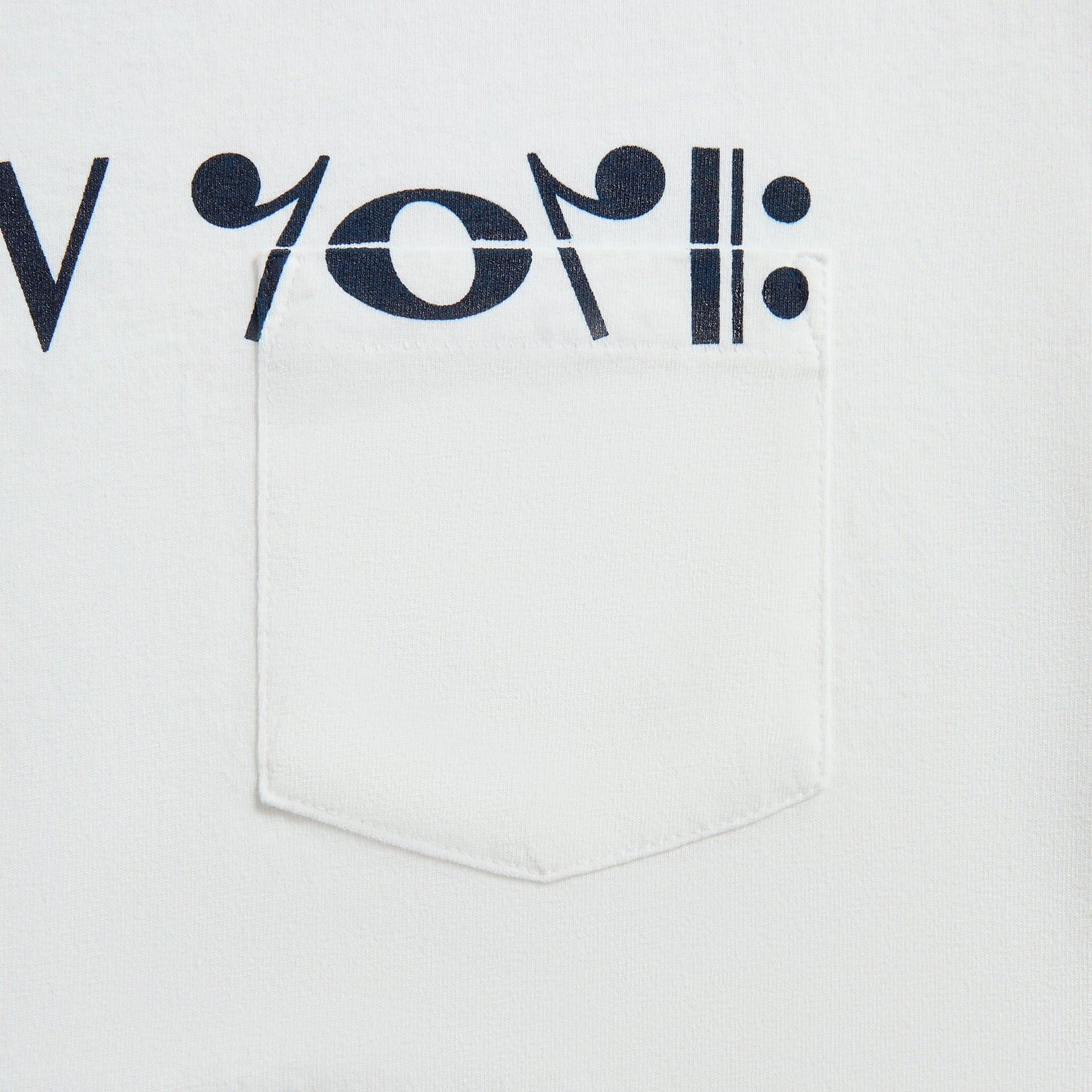 Engineered Garments Printed Cross Crewneck Tee - White