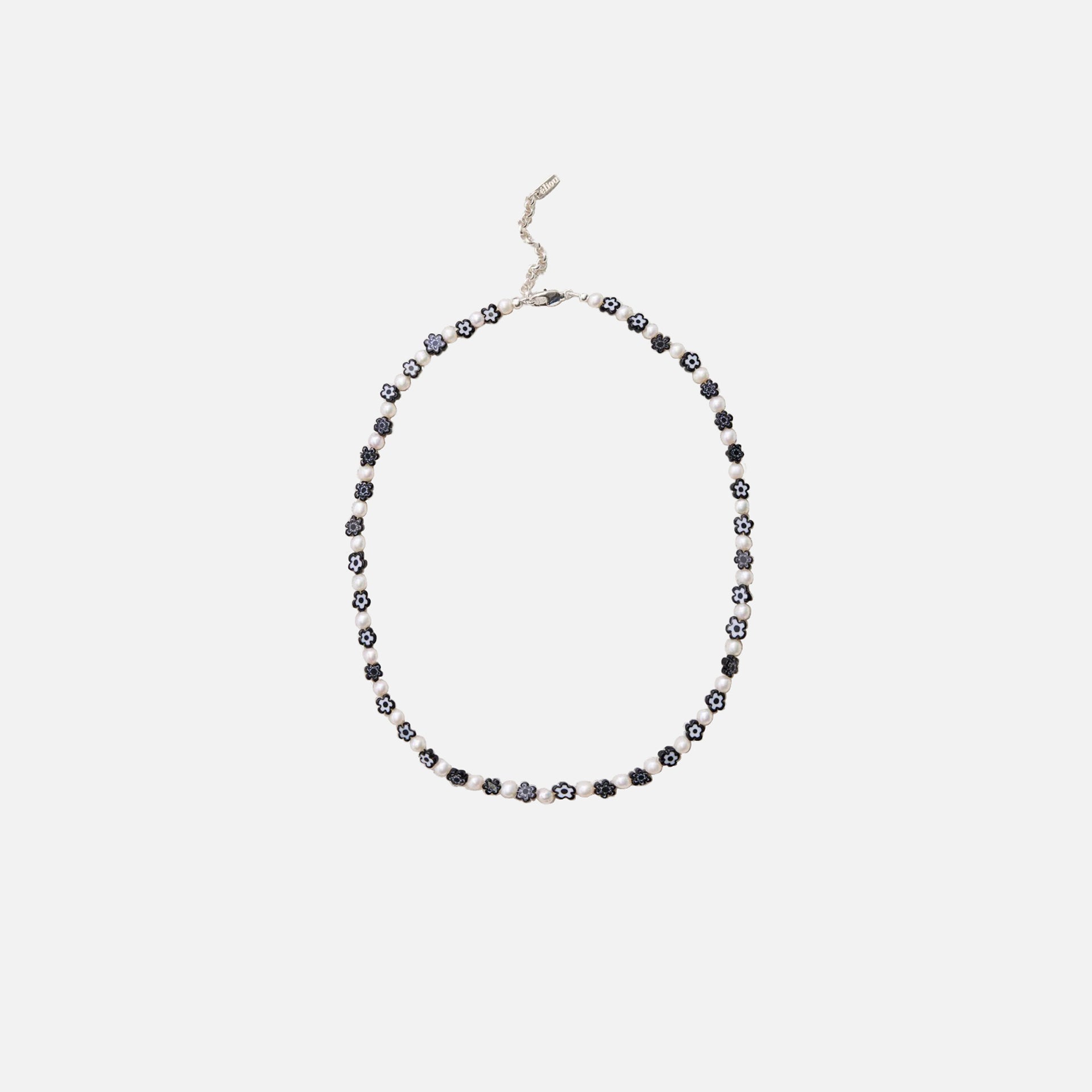 Eliou Jengo Necklace - Pearl / Black