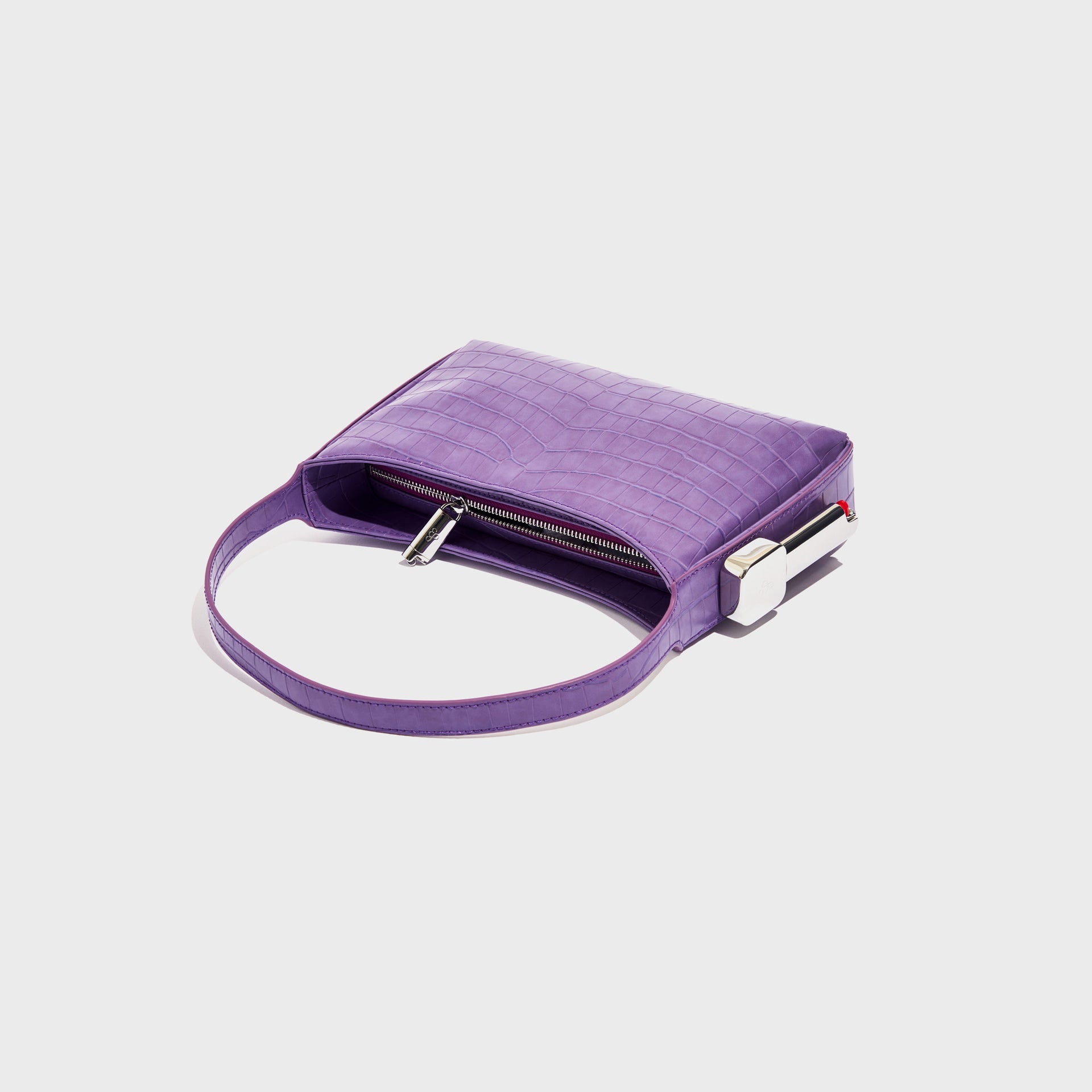 Edie Parker Burn Shoulder Bag - Eggplant
