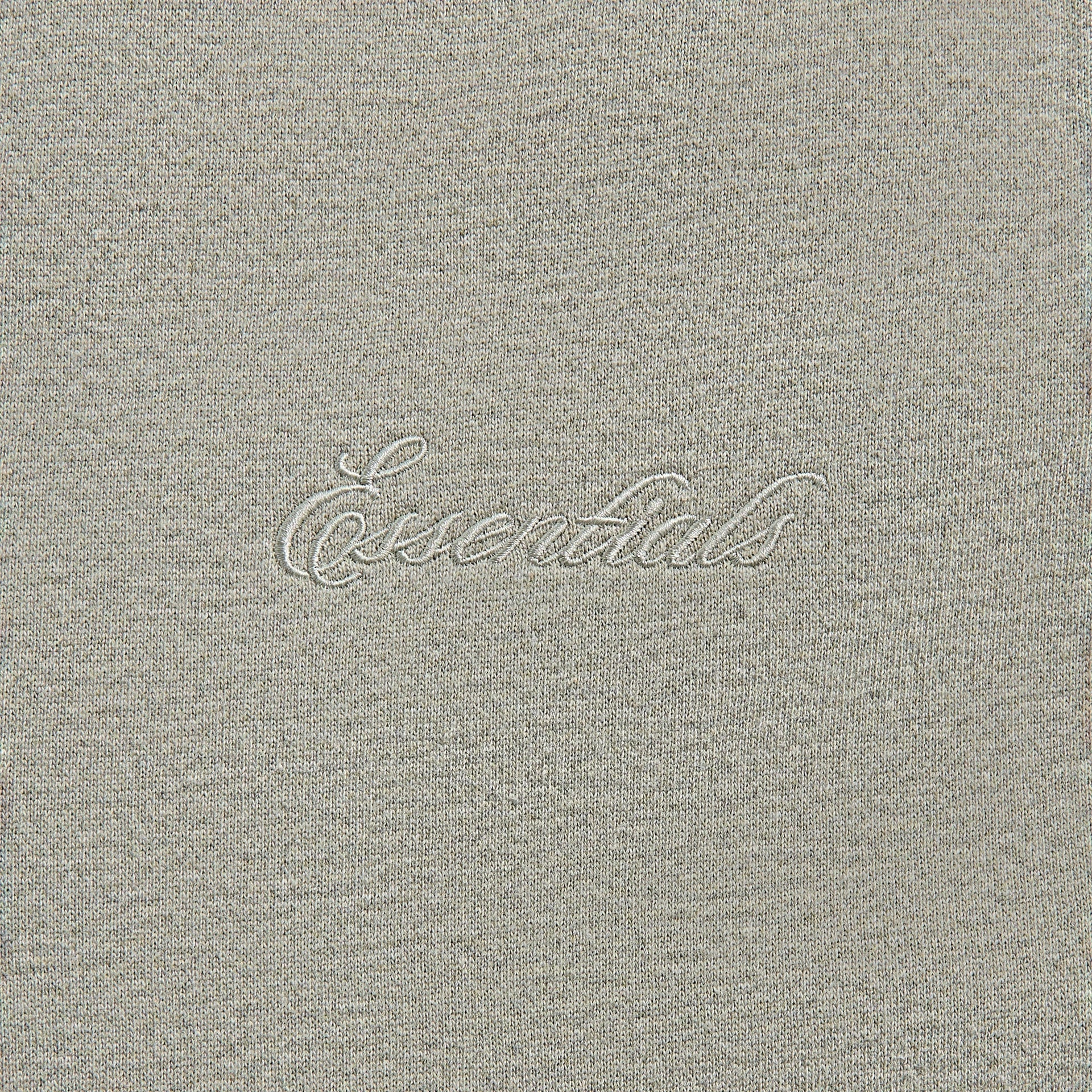 Essentials Relaxed Fleece Sweatpant With Piping in Concrete Heather / Black