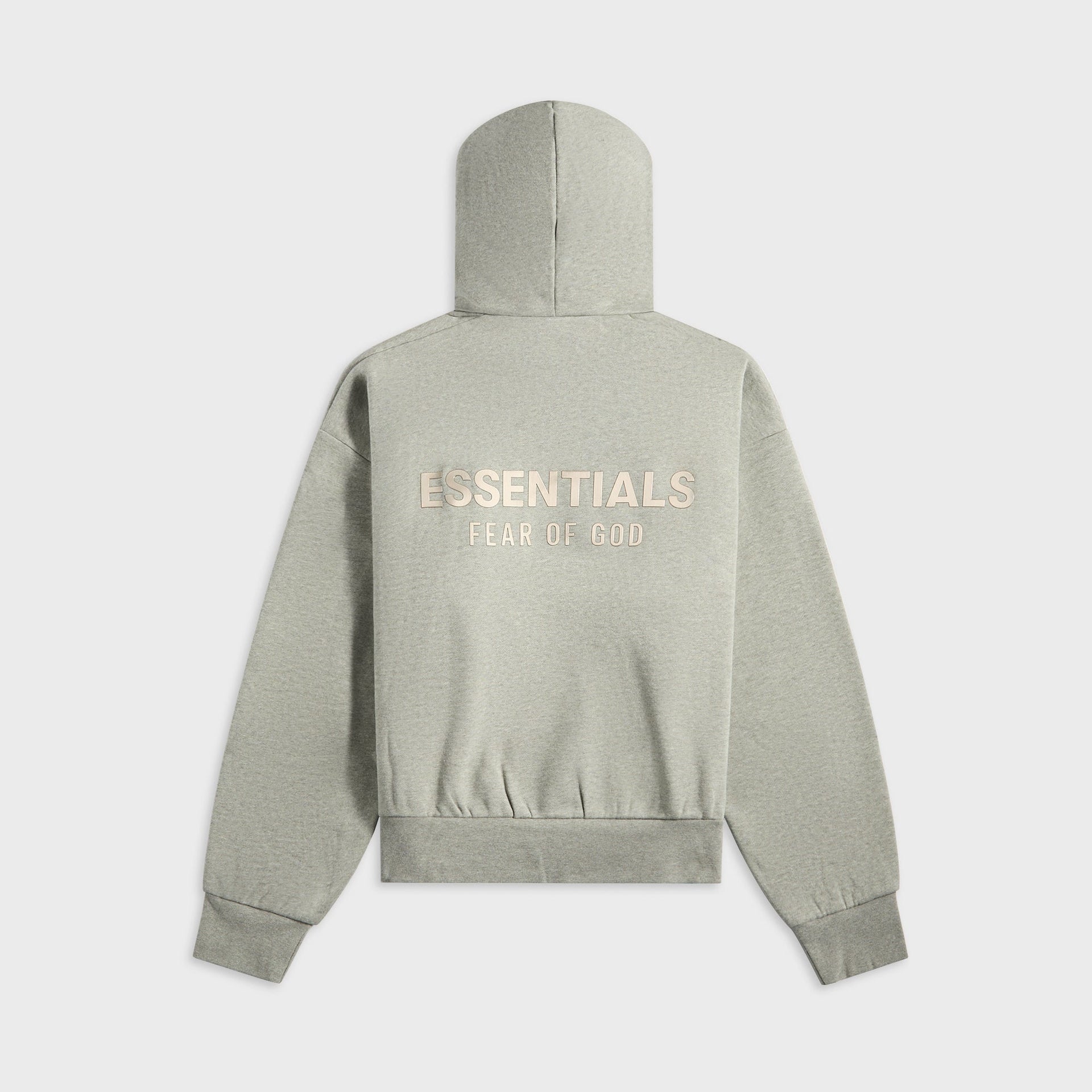 Essentials Classic Fit Fleece Hoodie in Concrete Heather