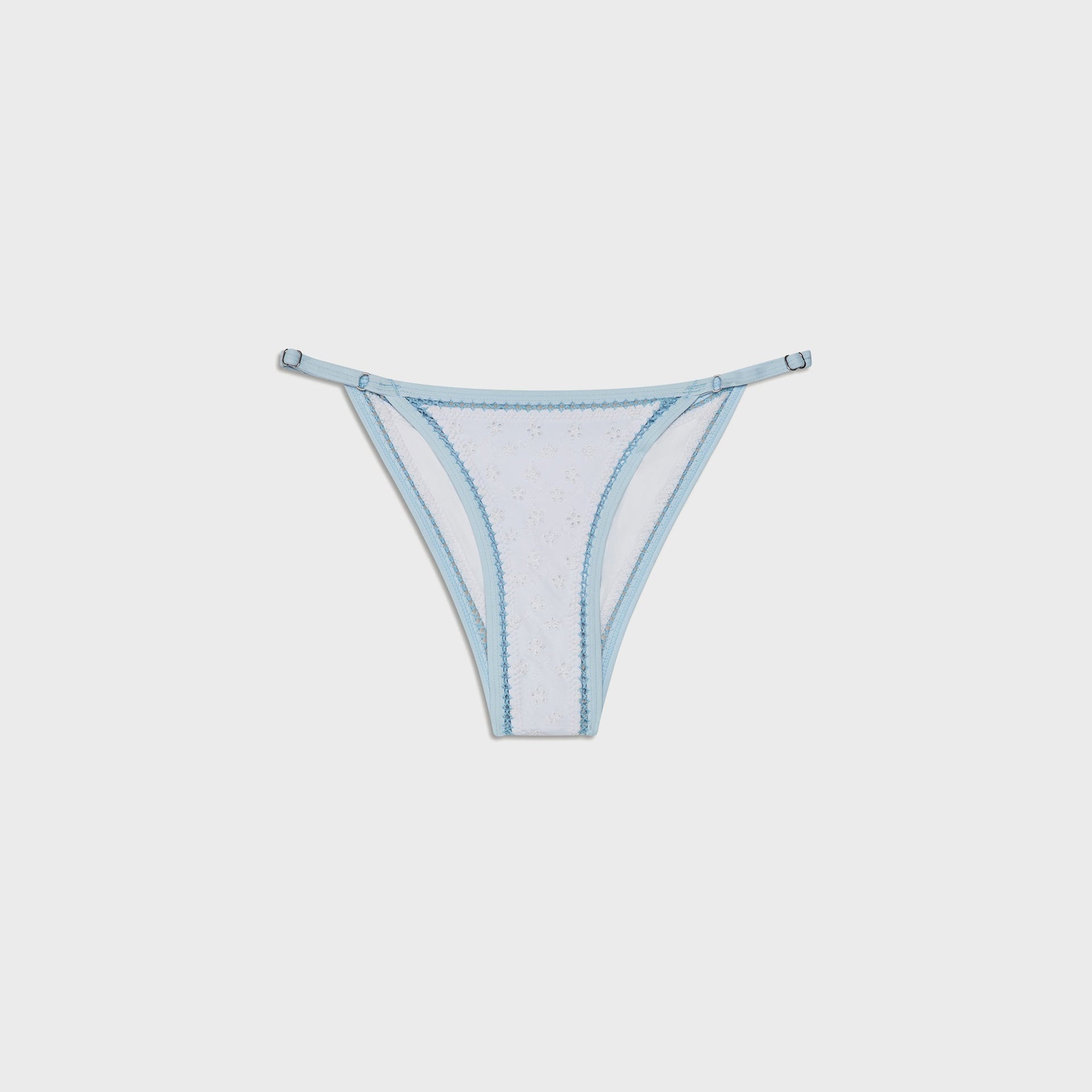 Frankies Bikinis Dove Beaded Bottom - Strawberry Field Print