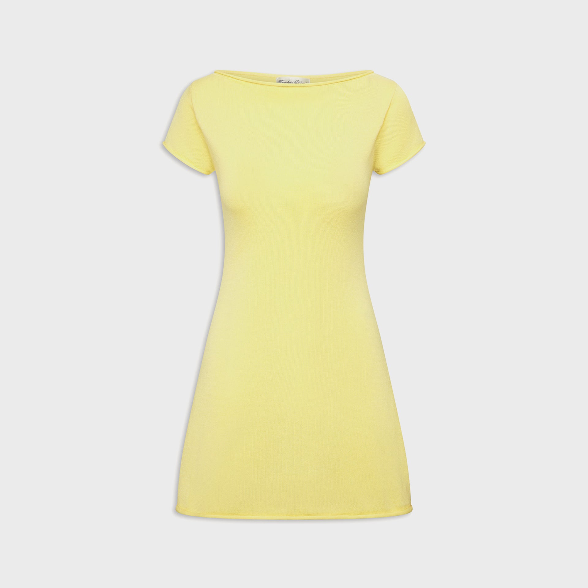 Frankies Bikinis Slumber Cloud Knit Mini Dress - Honeycomb