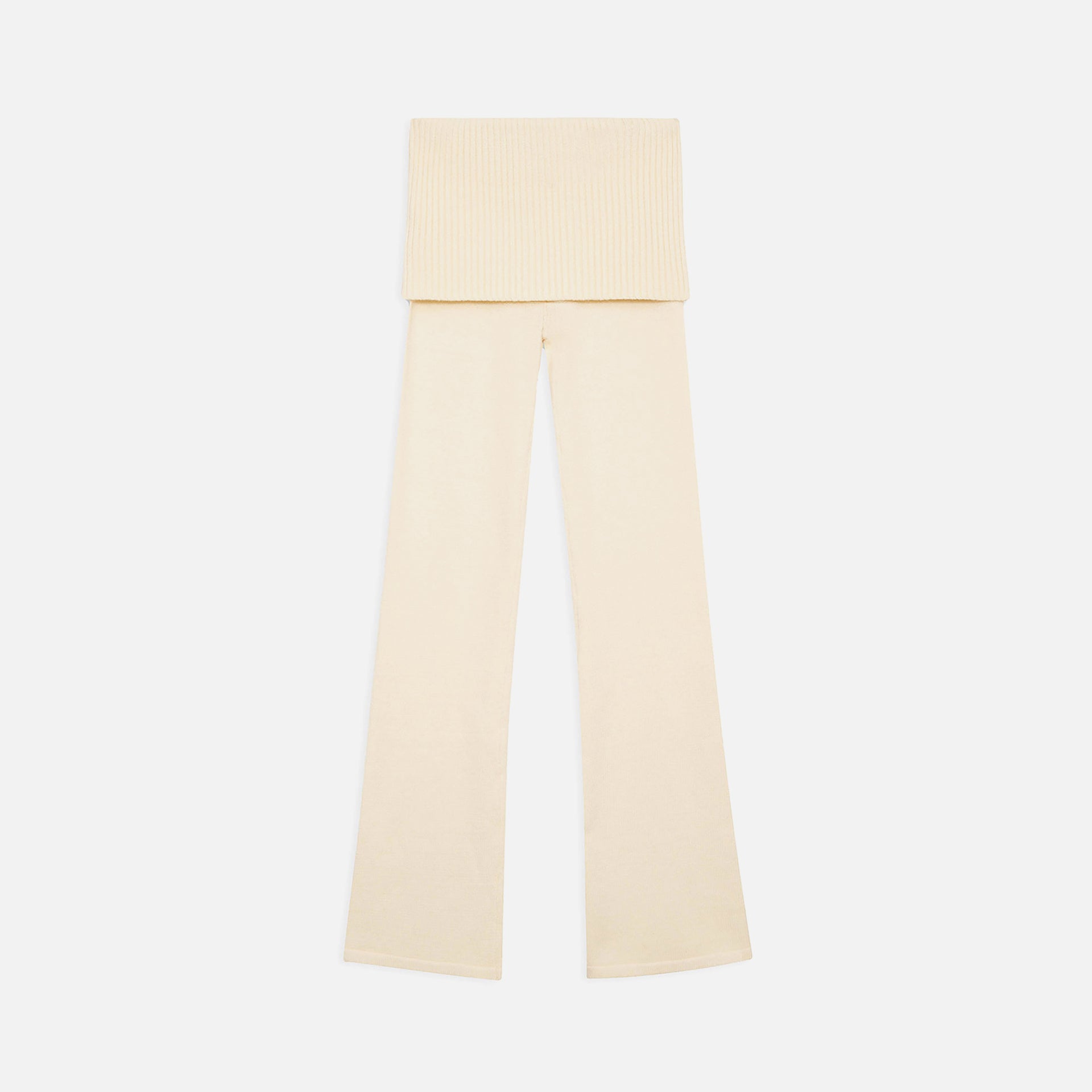 Frankies Bikinis Mason Cloud Knit Pant - French Vanilla