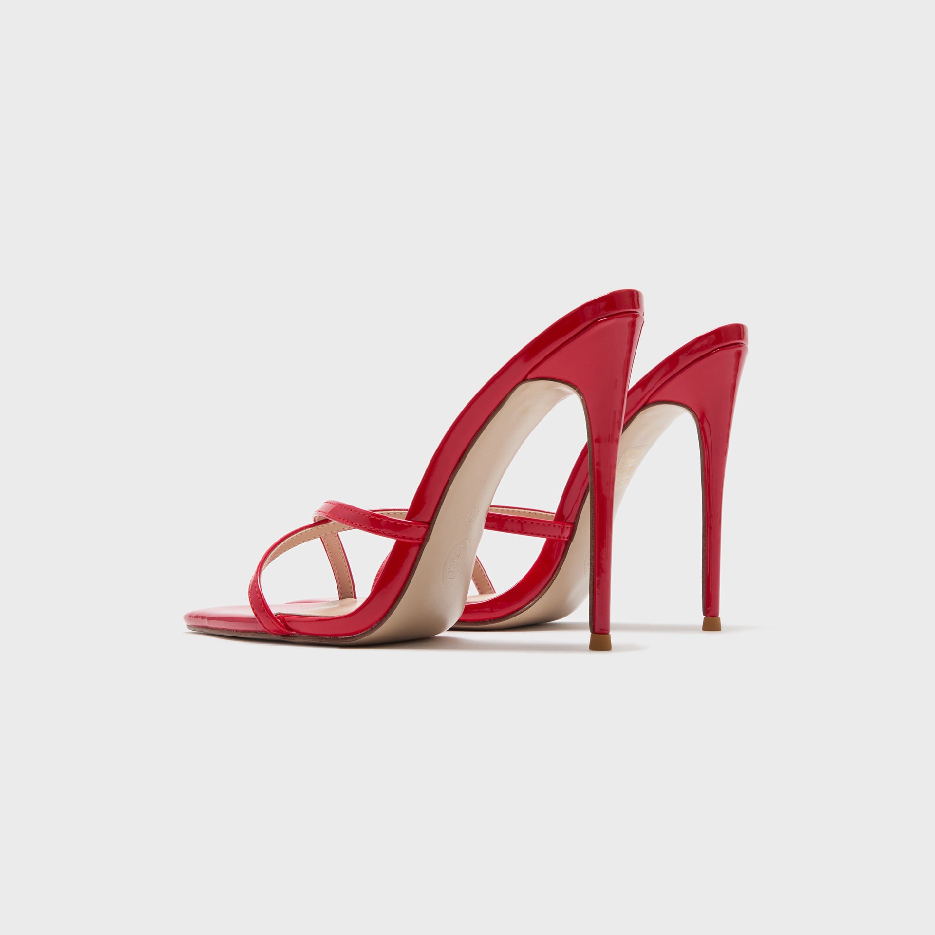 Femme LA Donatella Mule - Cherry Red