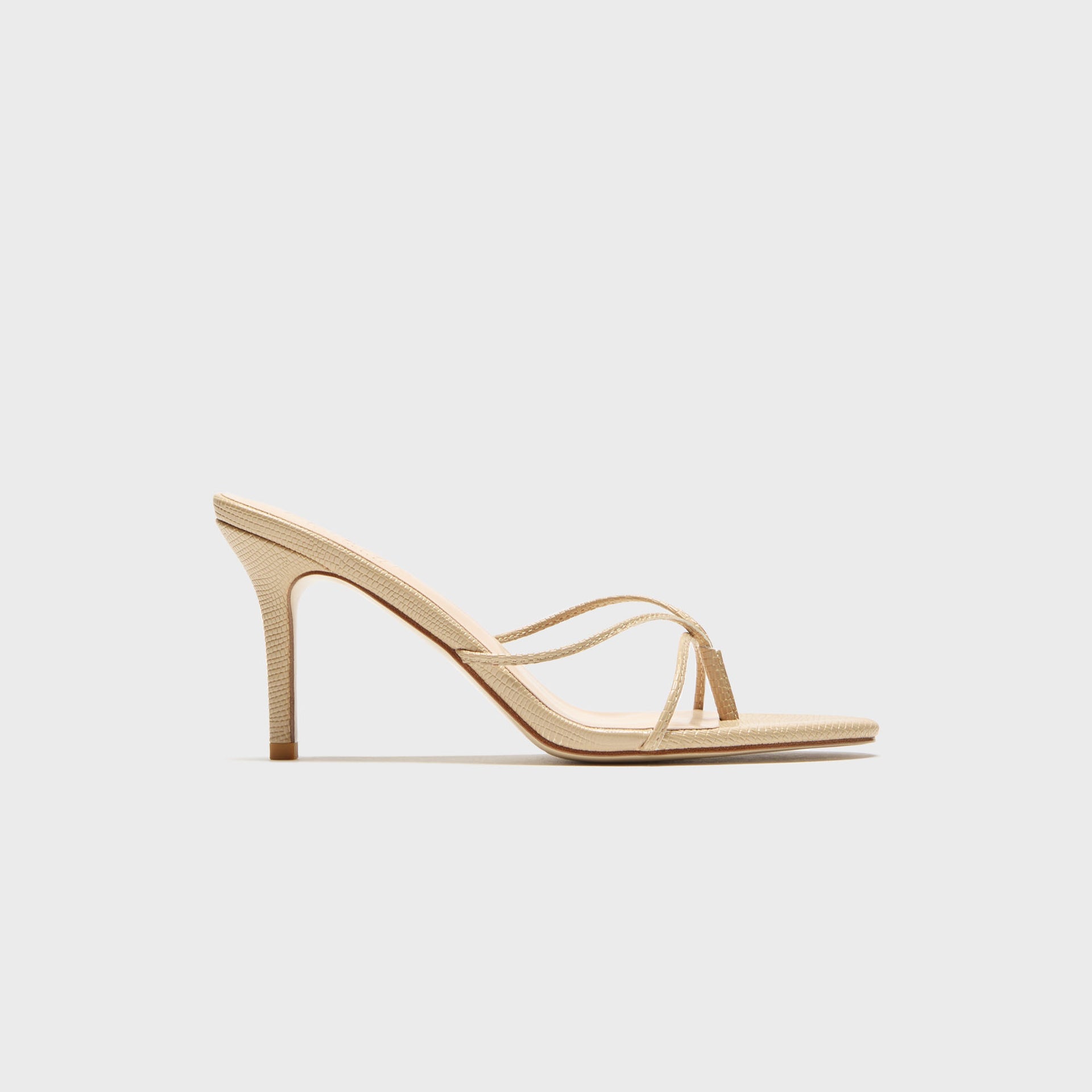 Femme LA Sicilian Slipper - Latte Lizard
