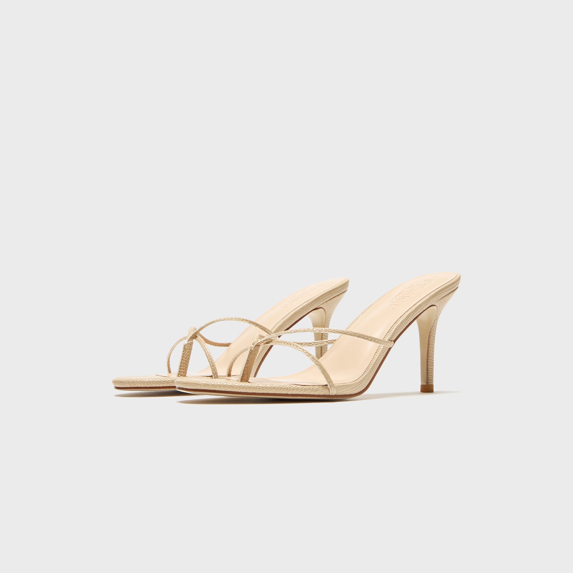 Femme LA Sicilian Slipper - Latte Lizard