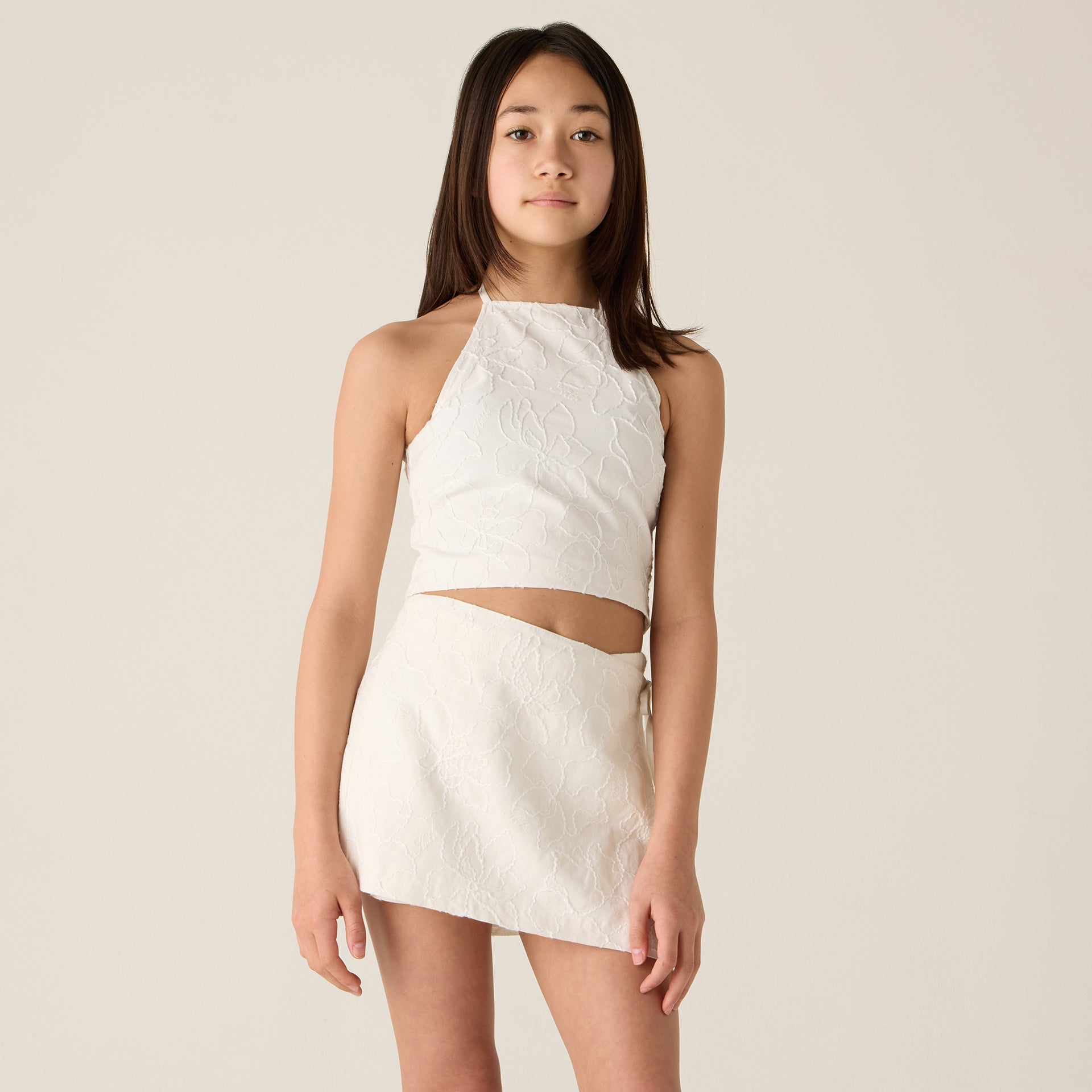 Kith Kids Iris Halter Top - Sandrift