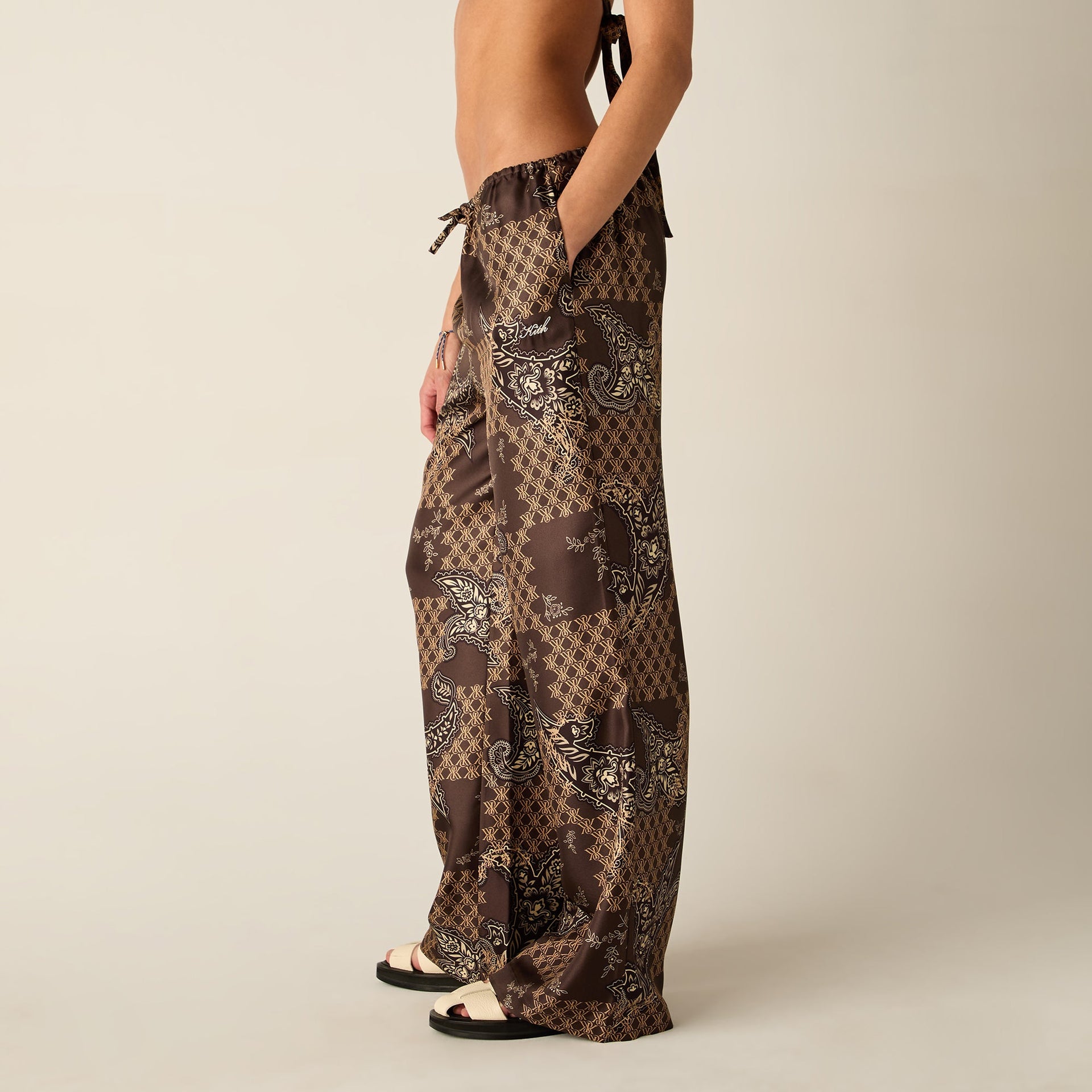 Erlebniswelt-fliegenfischenShops Women Michi Crest Paisley Pant - Brew