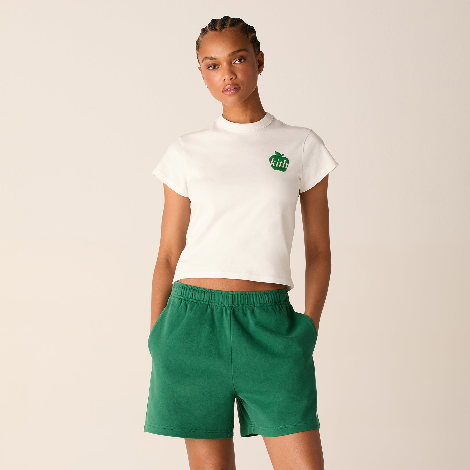 Kith Women Apple Vintage Mulberry Tee - White