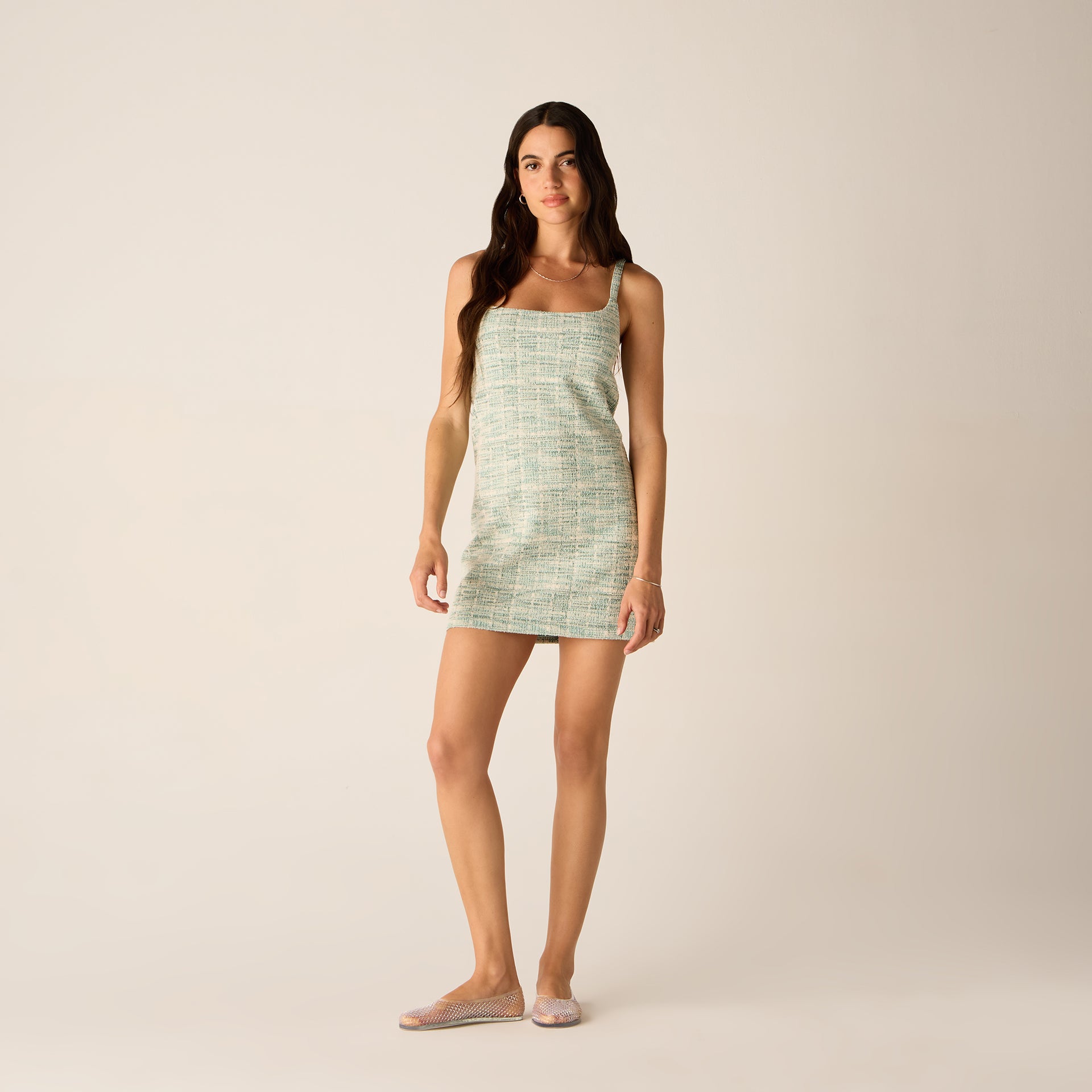 Kith Women Capri Tweed Mini Dress - Mykonos