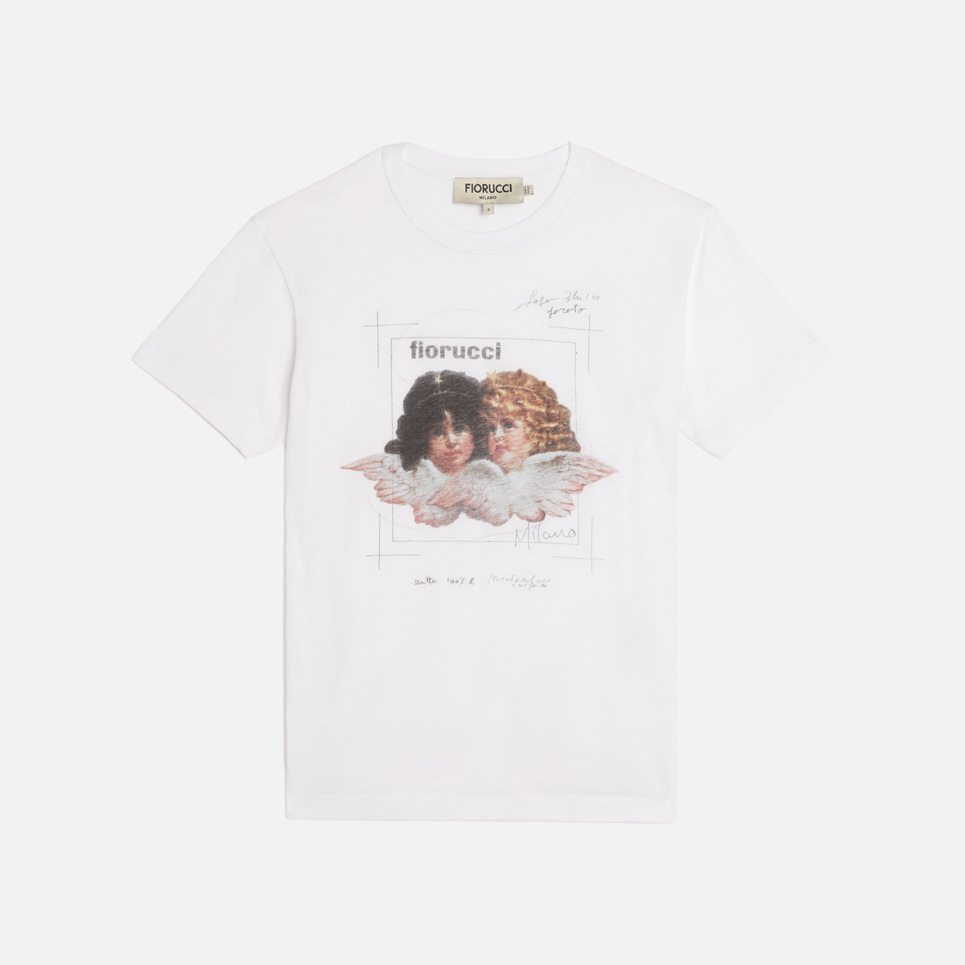 Fiorucci Angel Postcard Tee - White