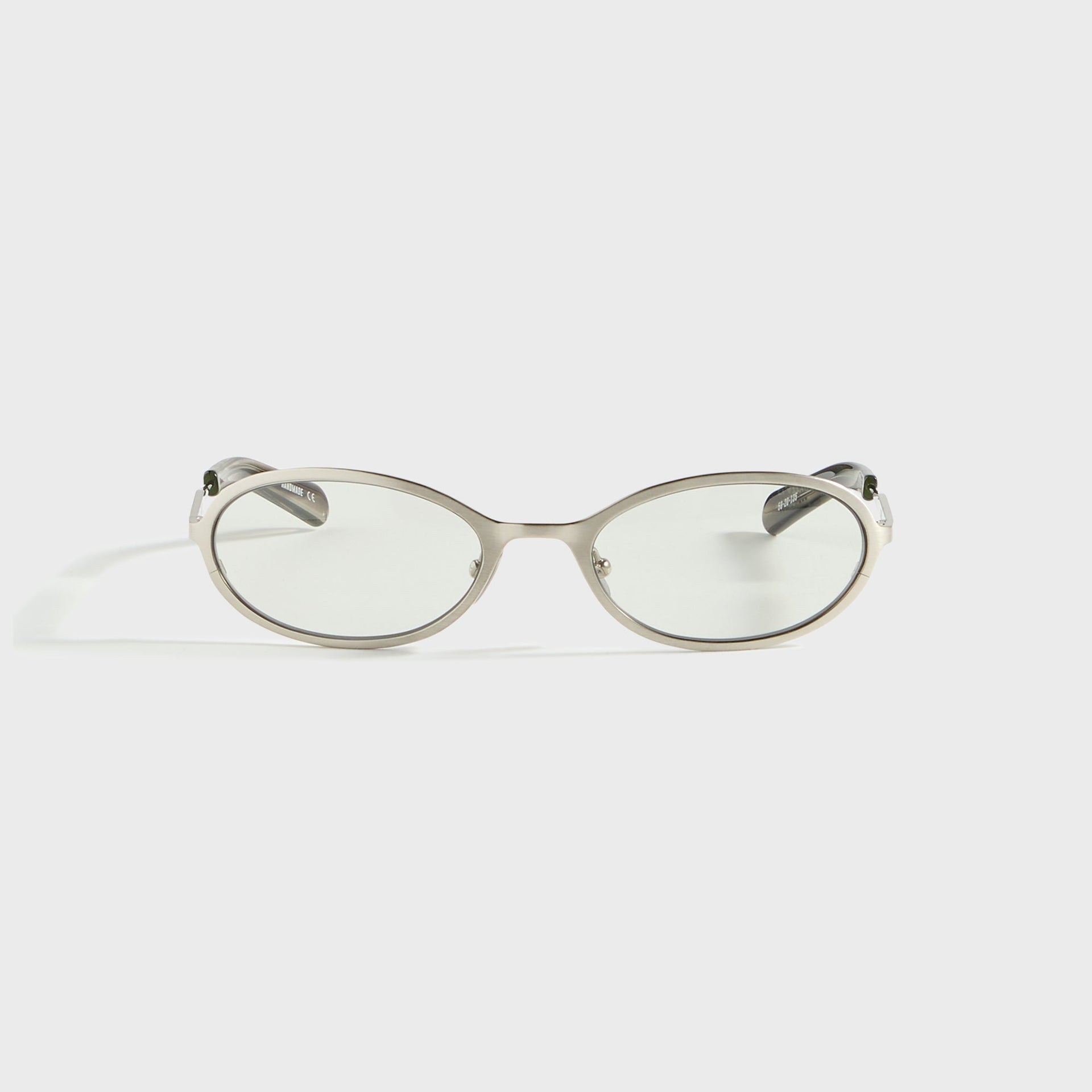 Flatlist Cohen in Brushed Silver / Transparent Grey Lens