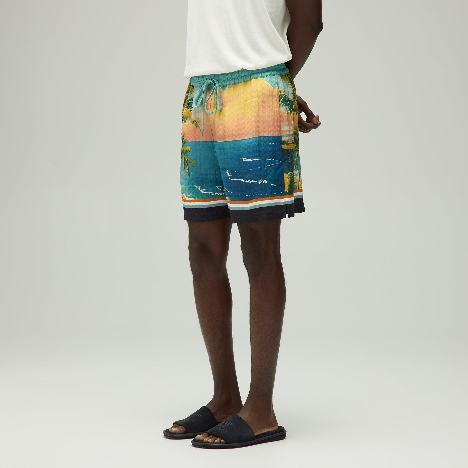 Giorgio armani MEN & Erlebniswelt-fliegenfischenShops Ornamental Print Active Short - Multi