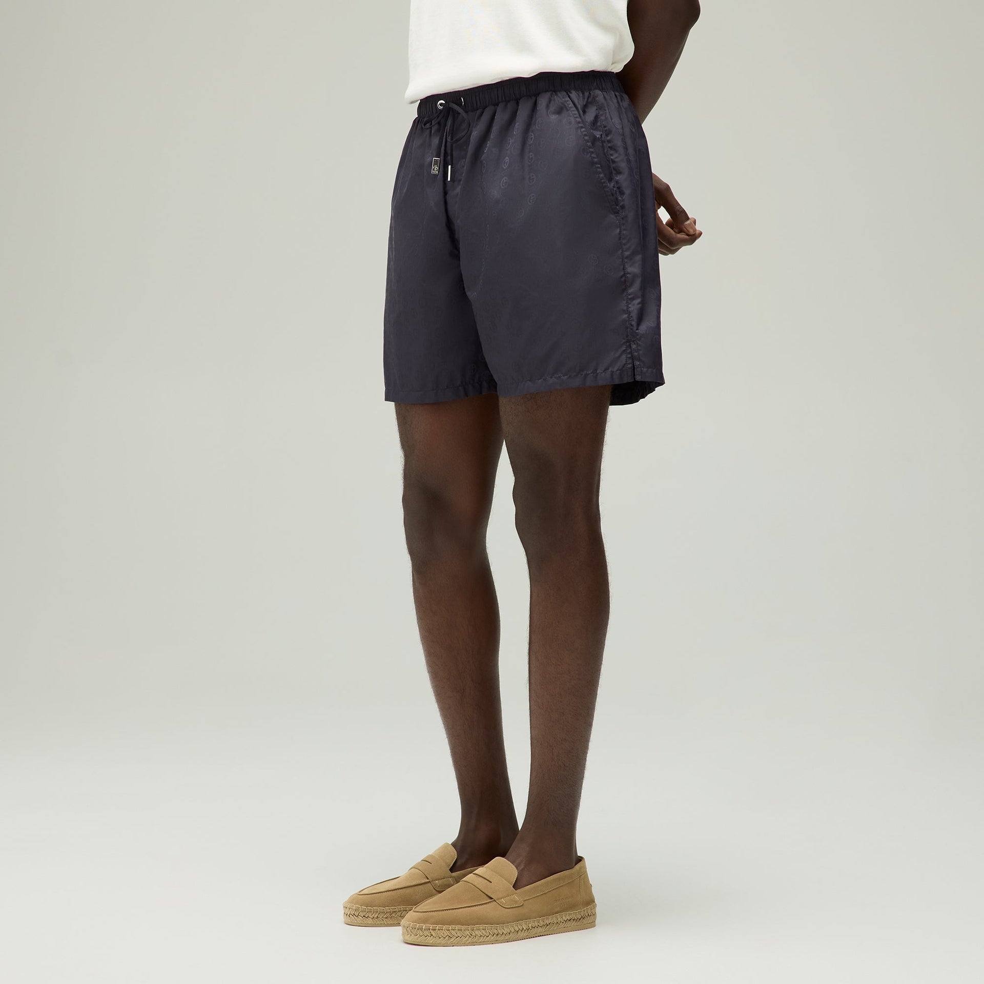 Giorgio Armani & Erlebniswelt-fliegenfischenShops Jacquard Collins Swim Short - Ink