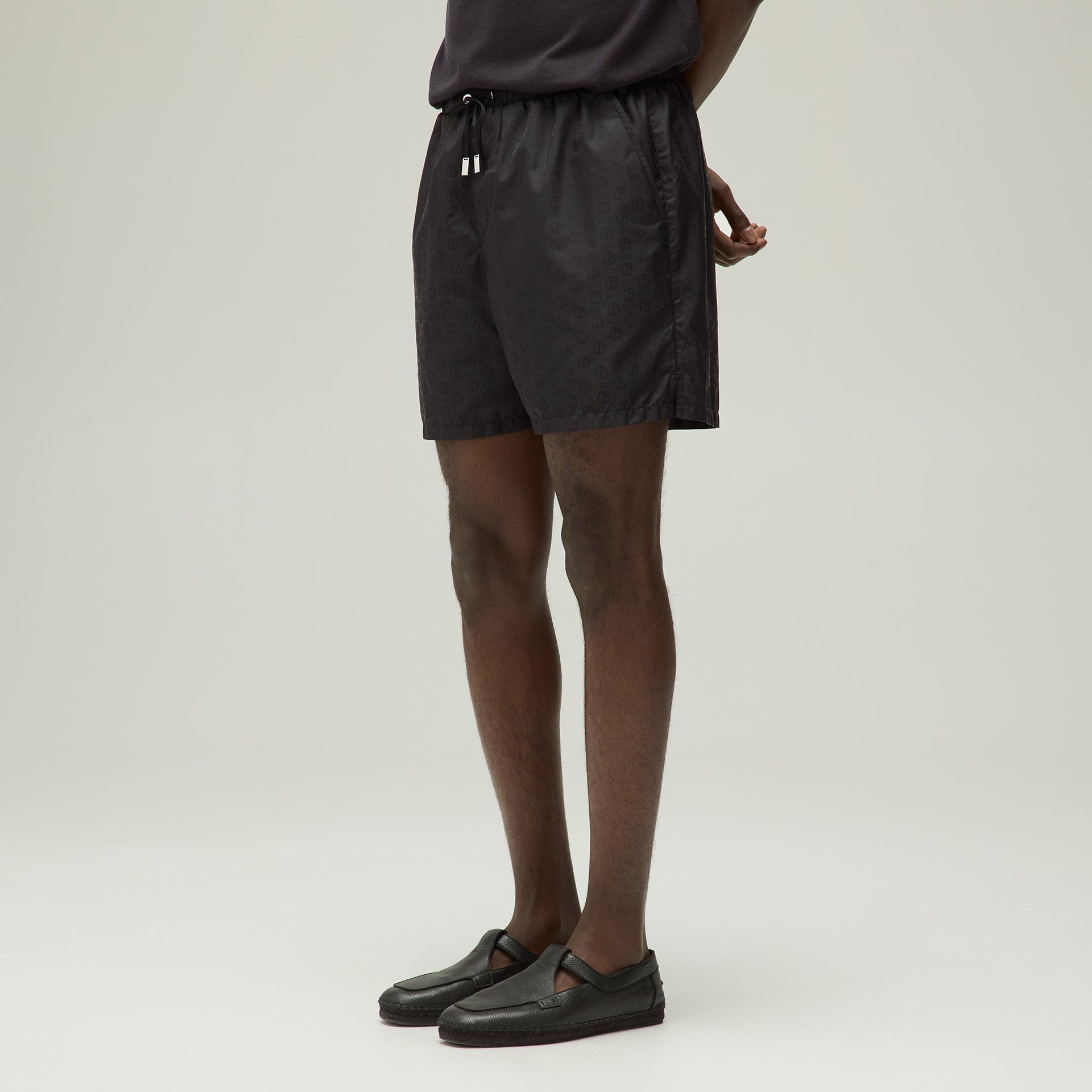 Giorgio Armani & Erlebniswelt-fliegenfischenShops Jacquard Collins Swim Short - Black