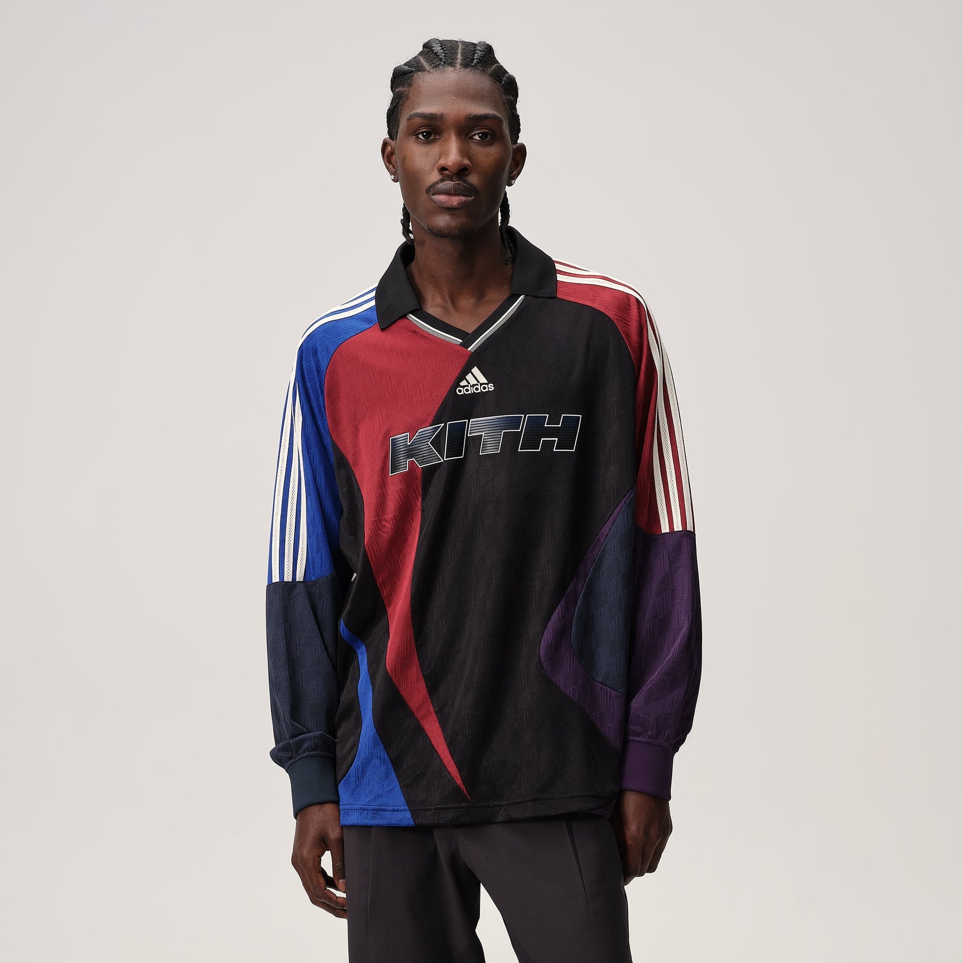 Erlebniswelt-fliegenfischenShops for adidas Football Long Sleeve Soccer Jersey - Multi