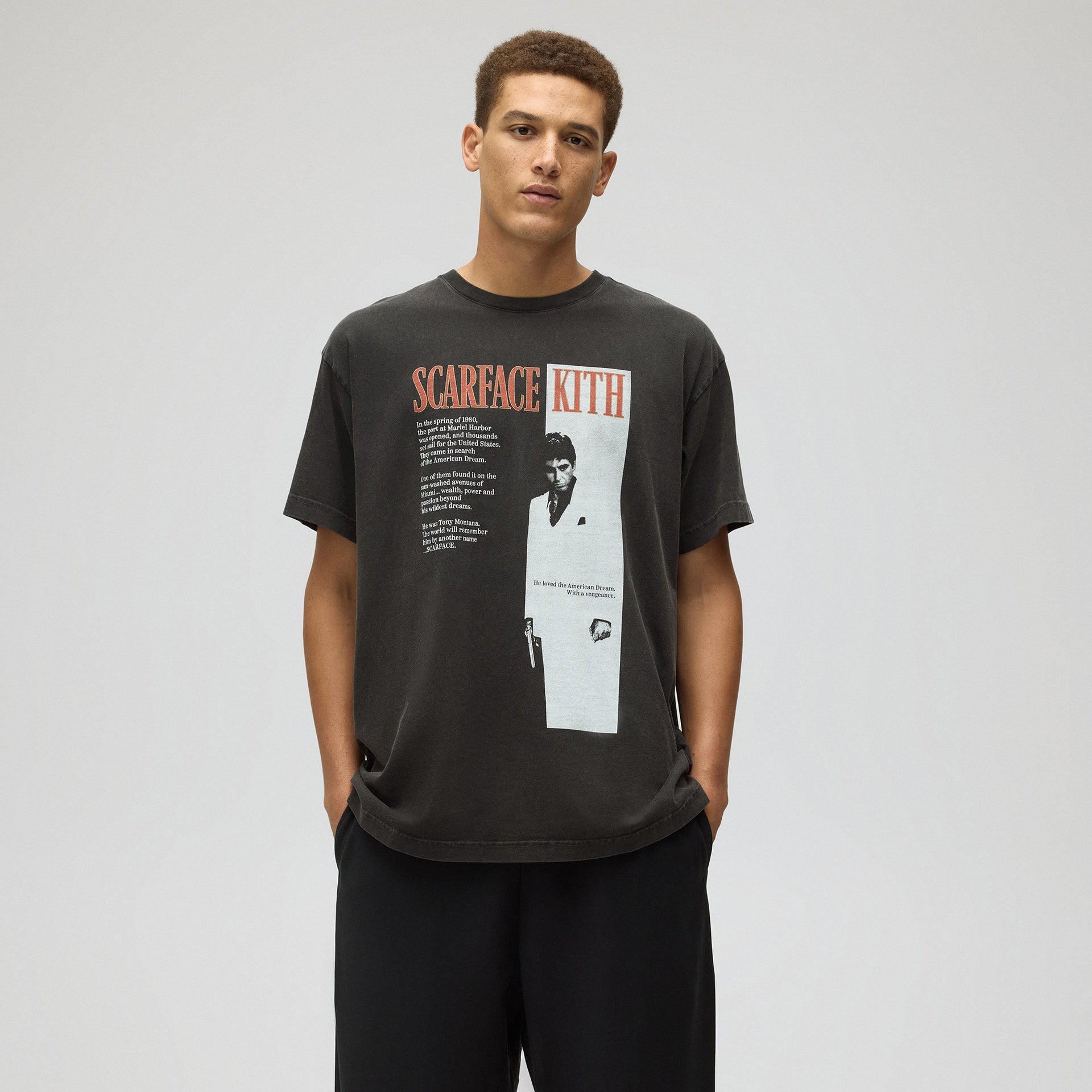 Erlebniswelt-fliegenfischenShops for Scarface Film Poster Vintage Tee - Black