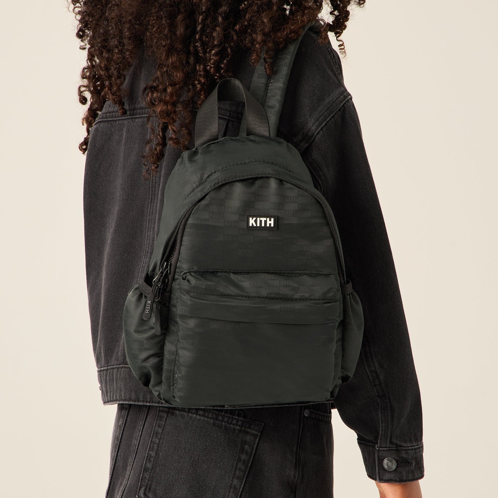Kith Kids Monogram Nylon Jacquard Mini Backpack - Stadium