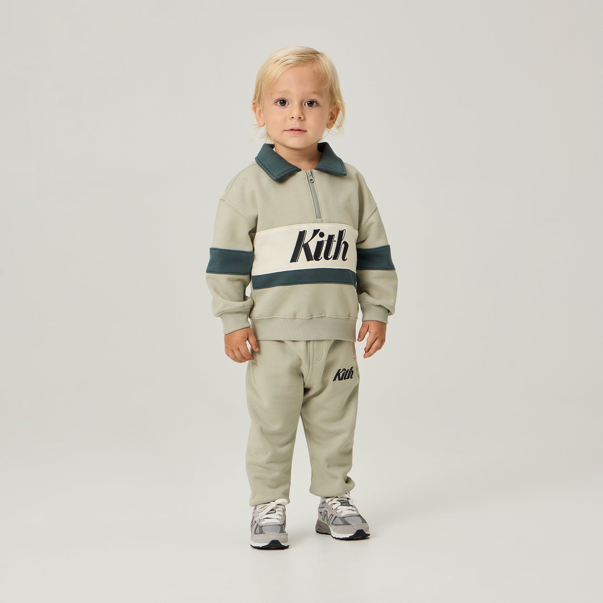 Kith Baby Nelson Quarter Zip Rugby - Pacify