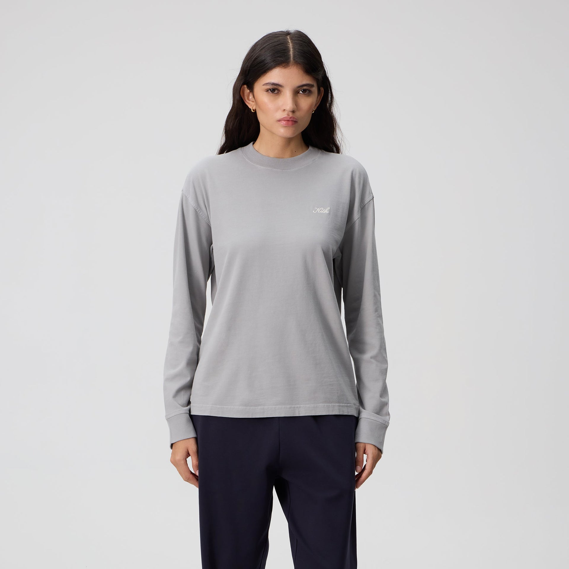 Kith Women Oversized Sonoma Sueded Long Sleeve - Statue