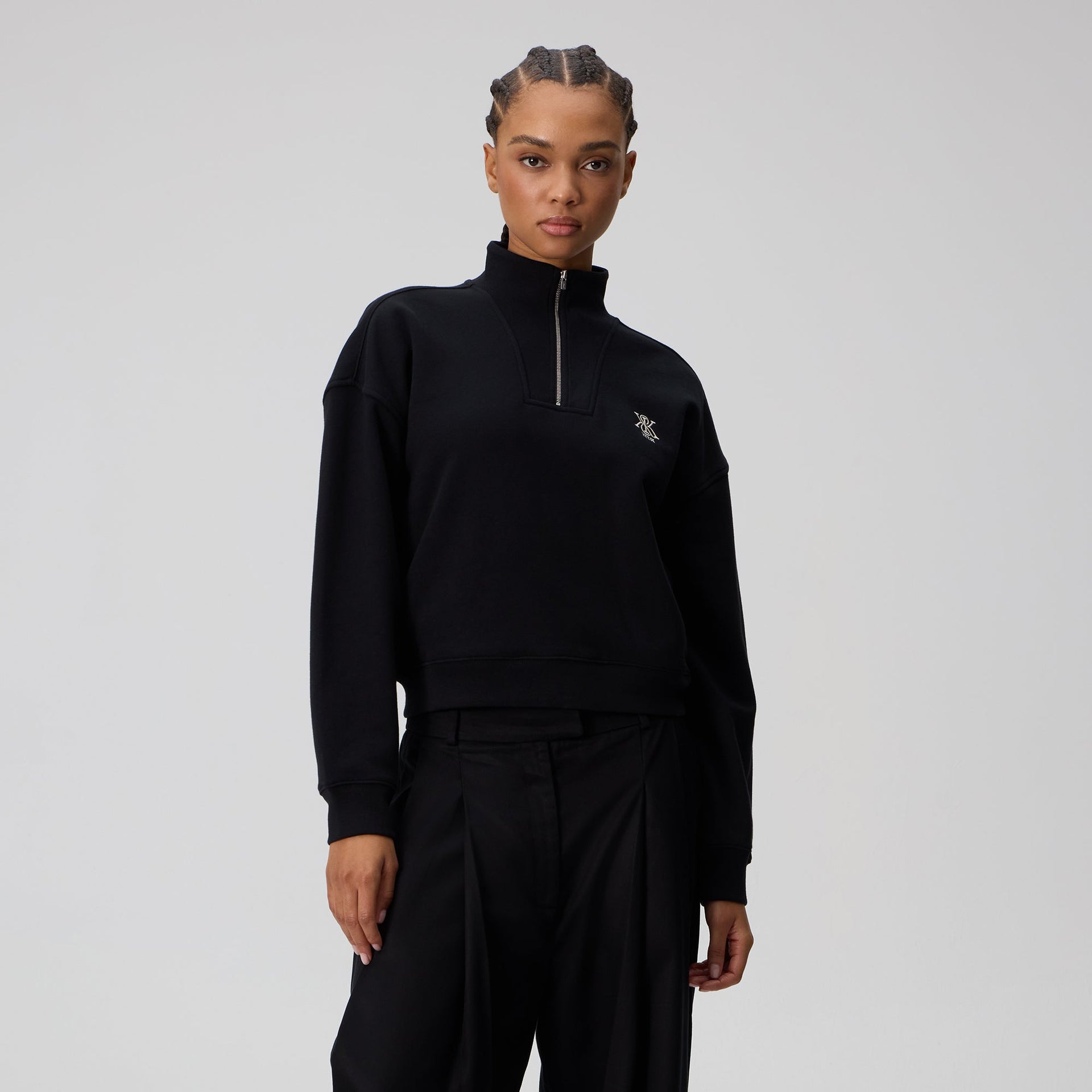 Kith Women Ryder II Quarter Zip - Black
