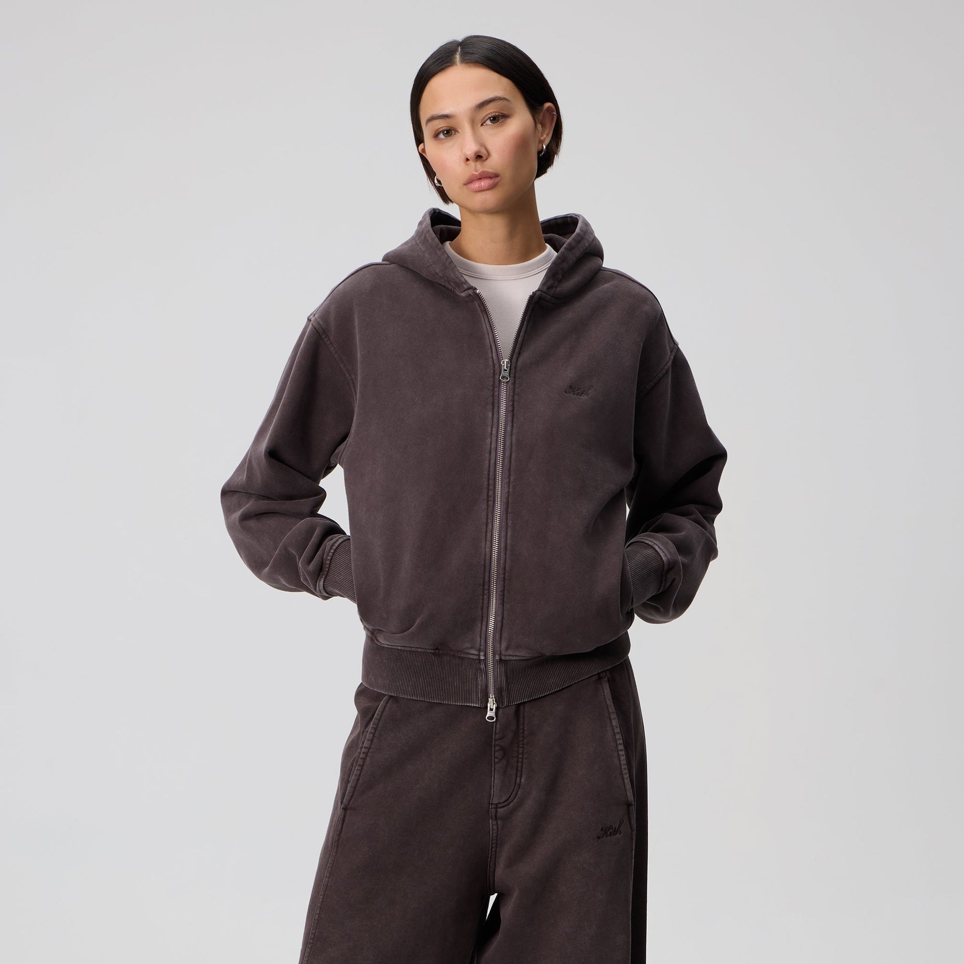Kith Women Tanner Sueded Hoodie - Shade - PH