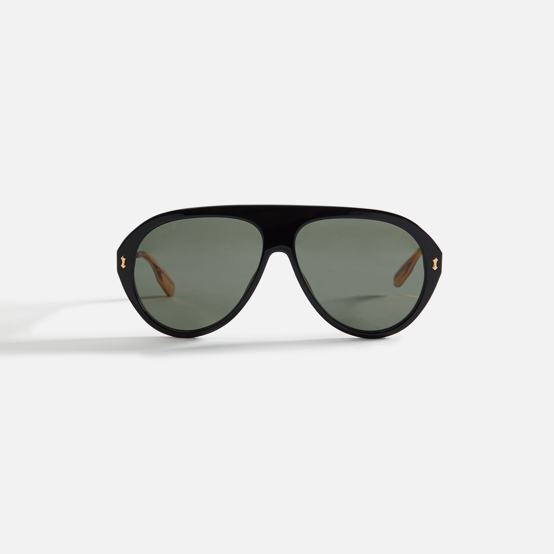 Gucci 61 Sunglass Man Recycled Acetate - Black / Grey