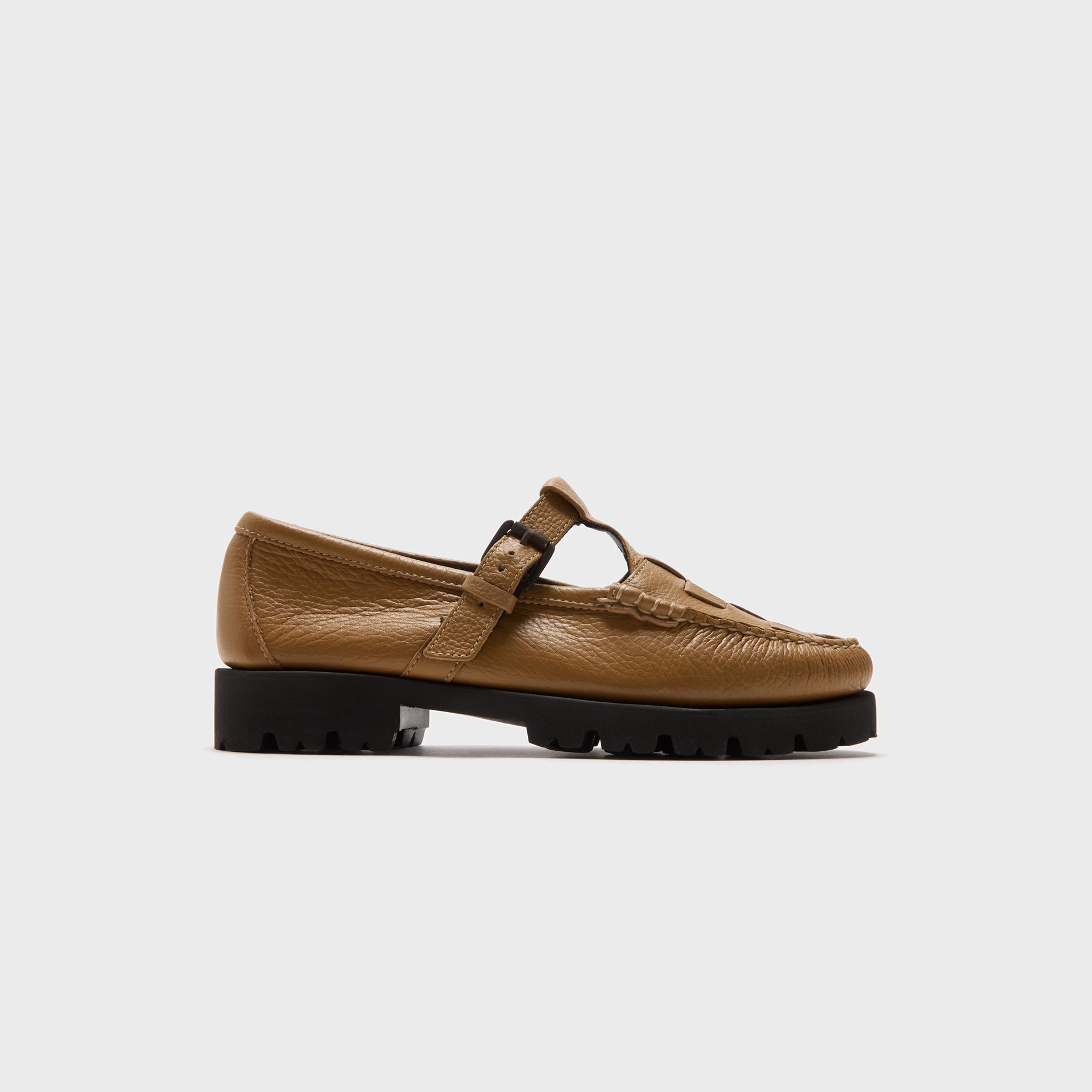 G.H. Bass Mary Jane Fisherman Super Lug - Brown