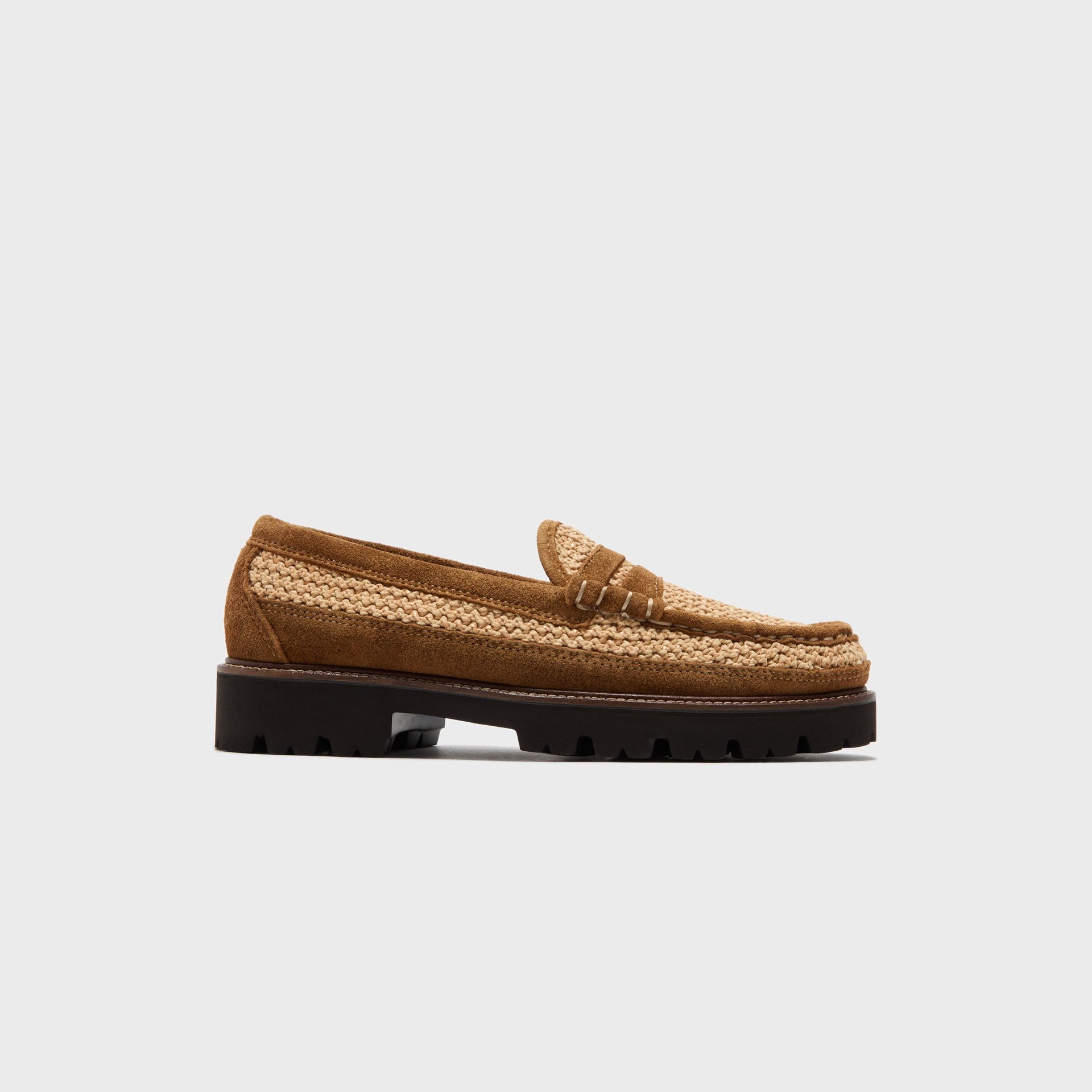 G.H. Bass x Corridor Larson Raffia Loafer - Tan Combo