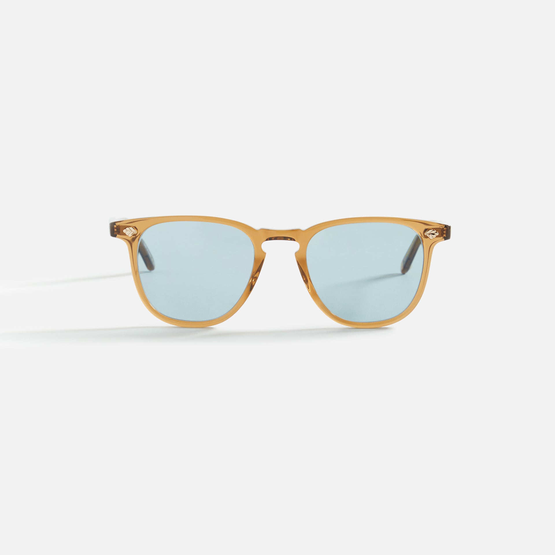 Garrett Leight Brooks II Sun - Caramel / Pure Blue