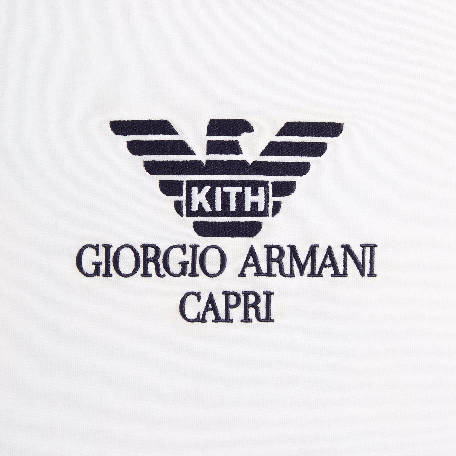 Giorgio Armani & Kith Capri Tee - White