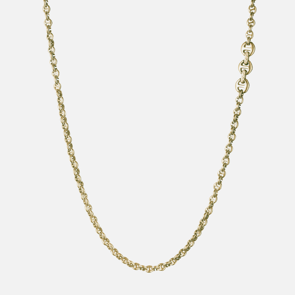 Hoorsenbuhs 5MM Open-Link Necklace - Yellow Gold – Kith