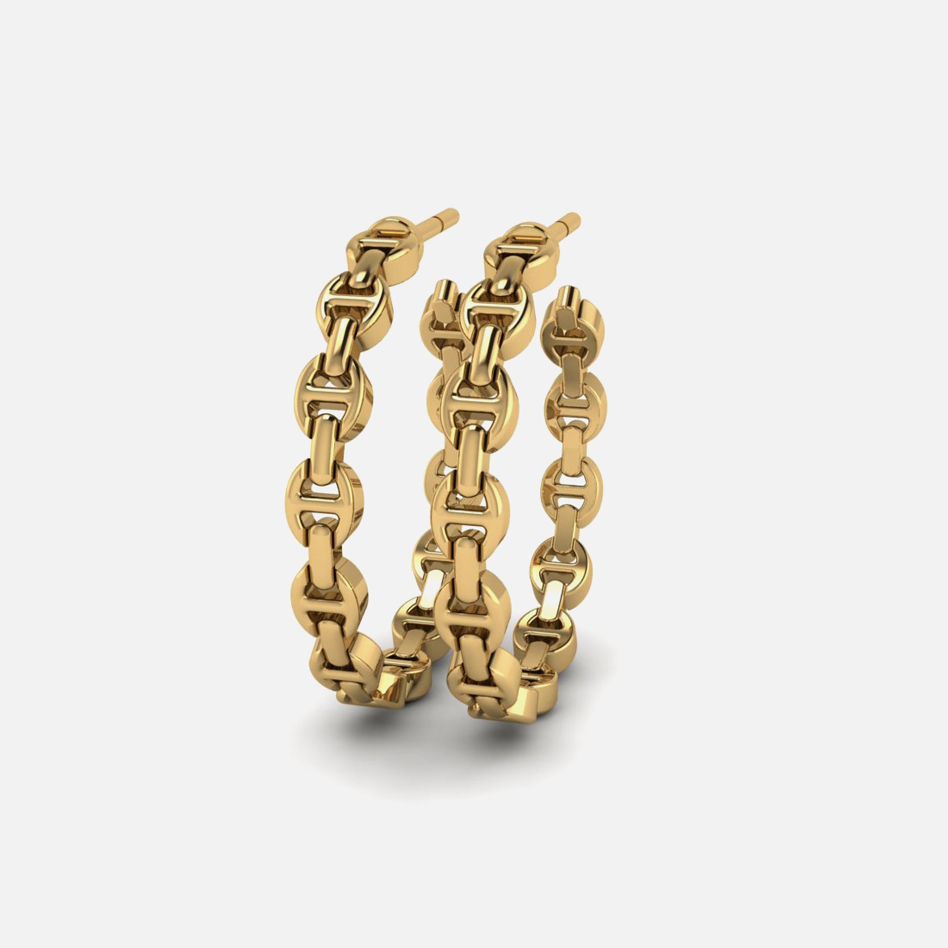 Hoorsenbuhs 33MM Hoop Earrings - 18K Yellow Gold