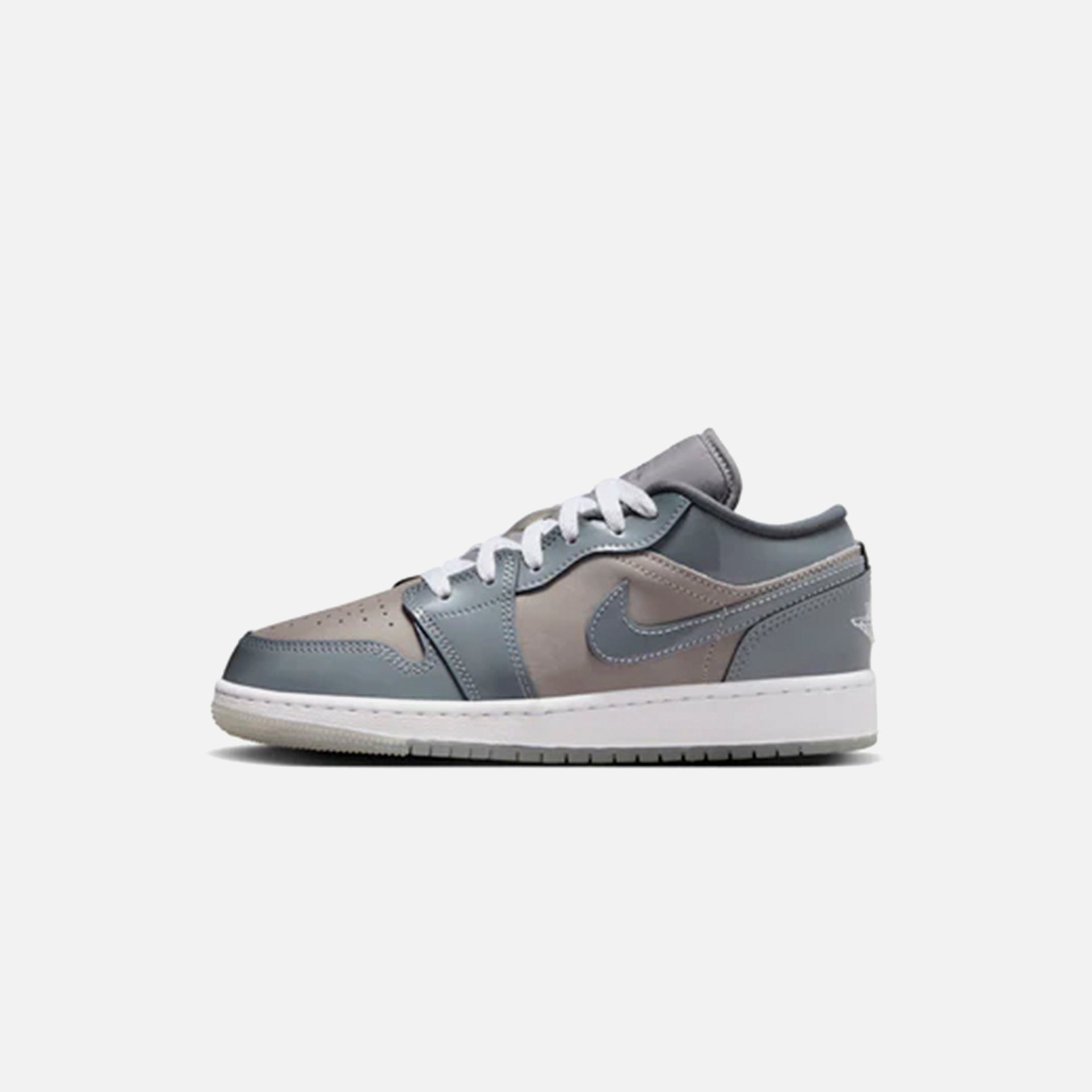Jordan GS Air Jordan 1 Low SE - Medium Grey / White / Cool Grey