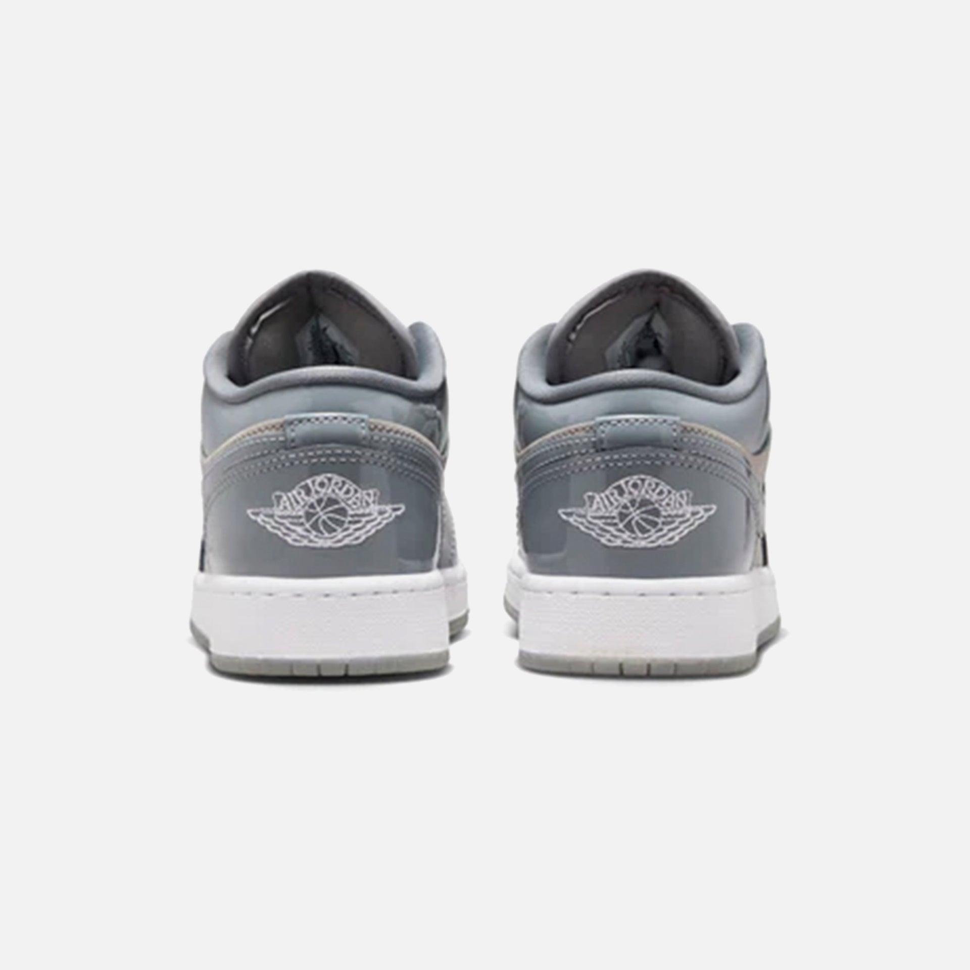 Jordan GS Air Jordan 1 Low SE - Medium Grey / White / Cool Grey