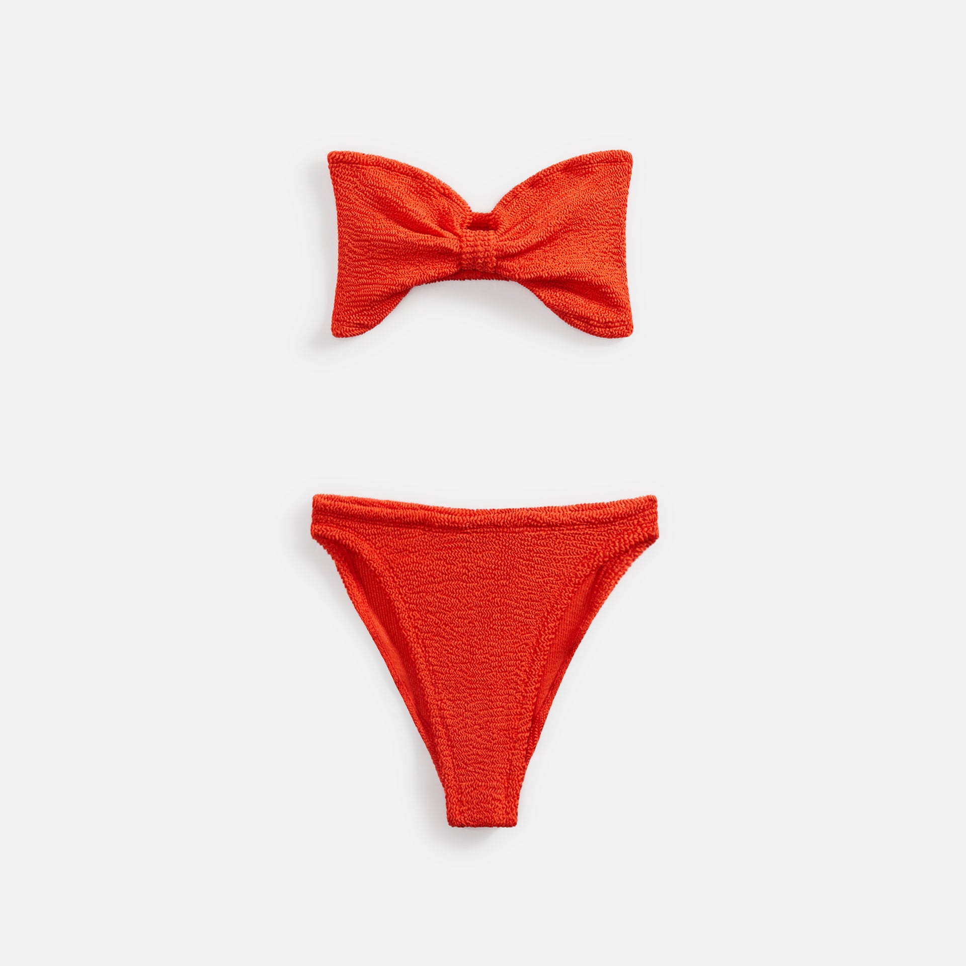 Hunza G Jean Bikini - Metallic Tangerine