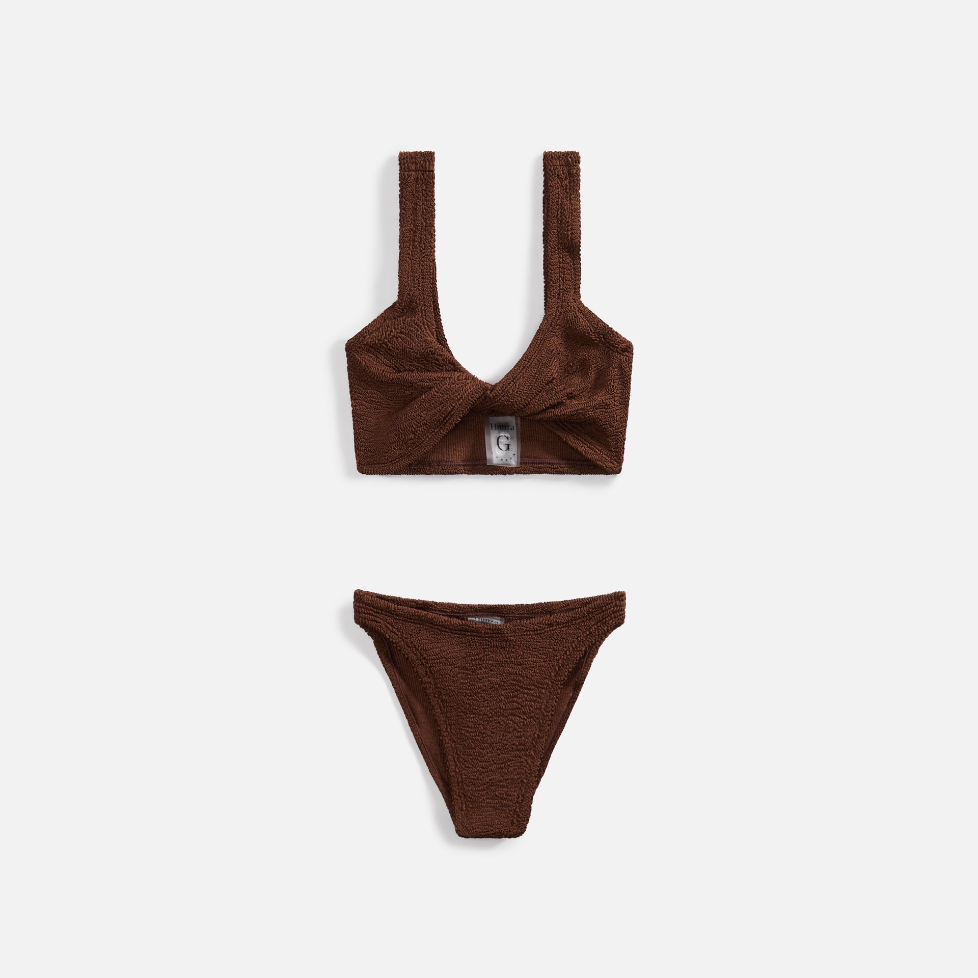 Hunza G Juno Bikini - Metallic Chocolate