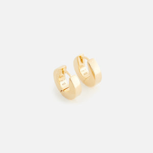 Hatton Labs Edge Hoop Earrings 18K Gold Plated - Gold