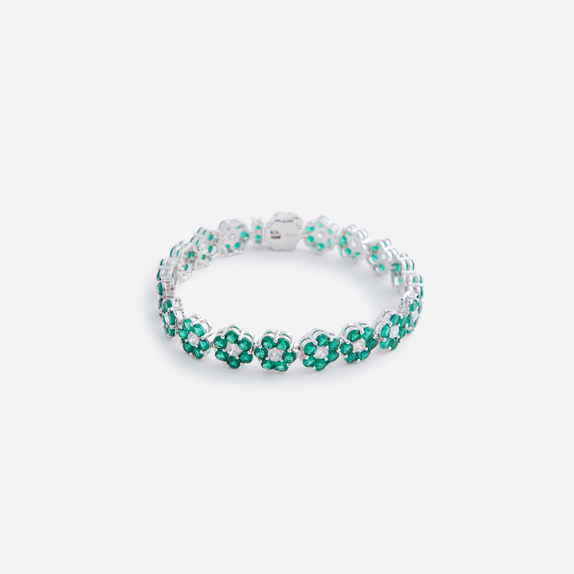 Hatton Labs Daisy Tennis Bracelet - Silver / Yellow