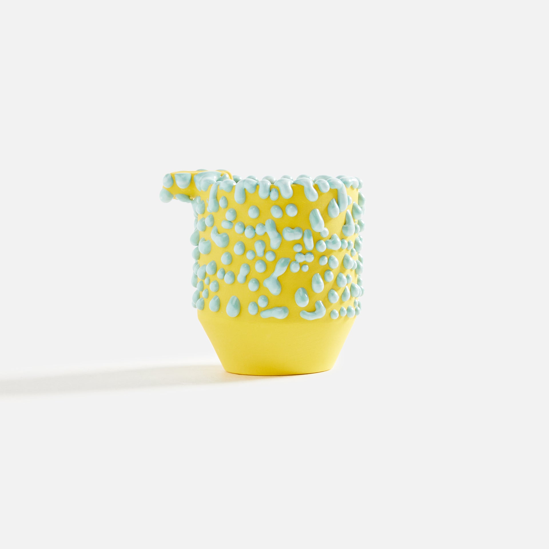 Houseplant Gloopy Ashtray - Yellow / Aqua