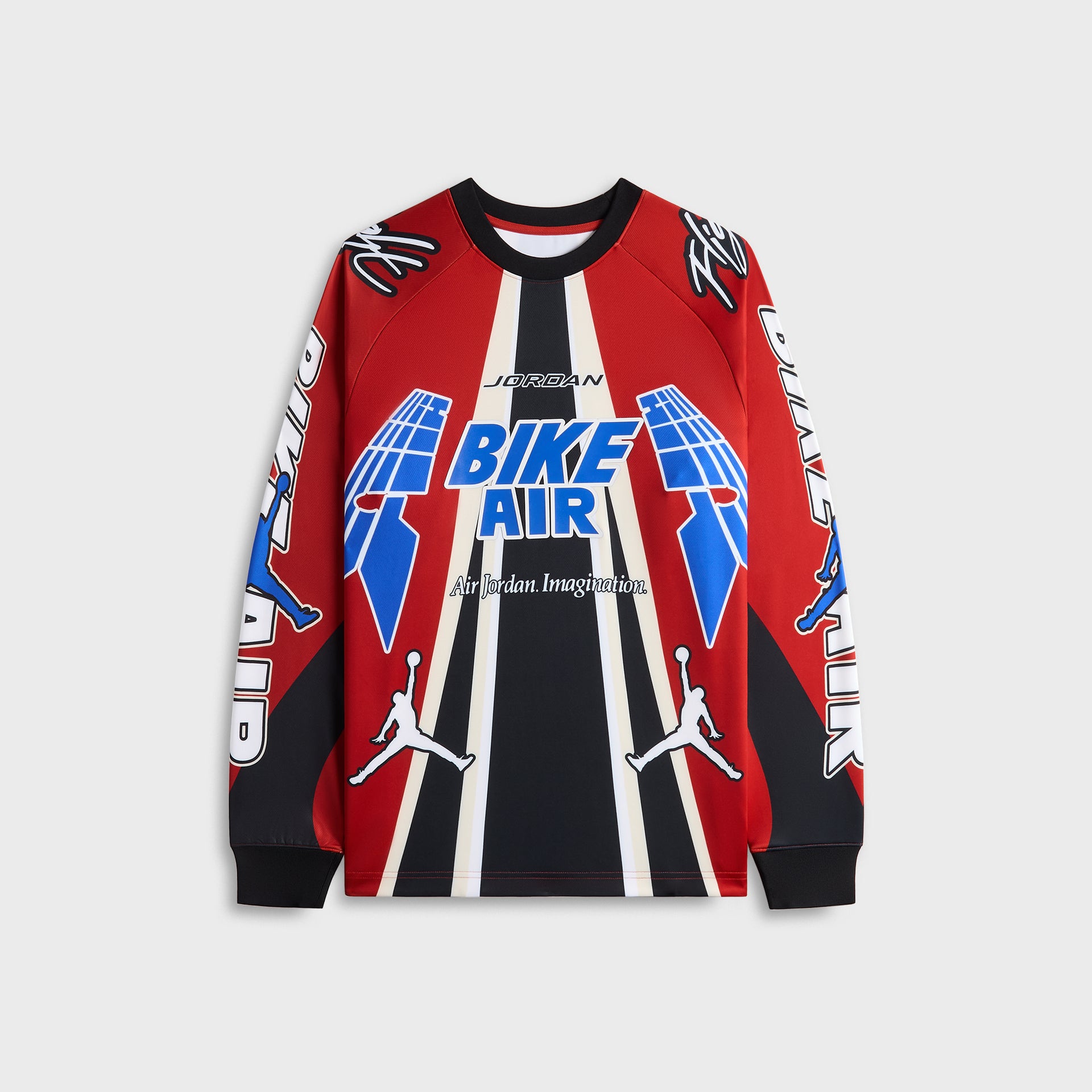 Jordan x Nigel Sylvester Bike Air Jersey - Cinnabar / Black / Lyon Blue